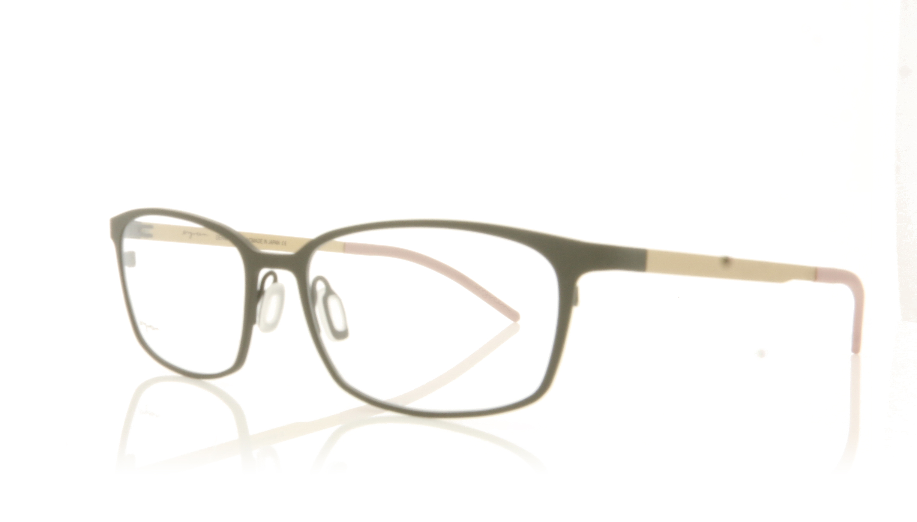 Ørgreen Shichi Mat Dark Brown Sandblasted White Gold 1155 Glasses