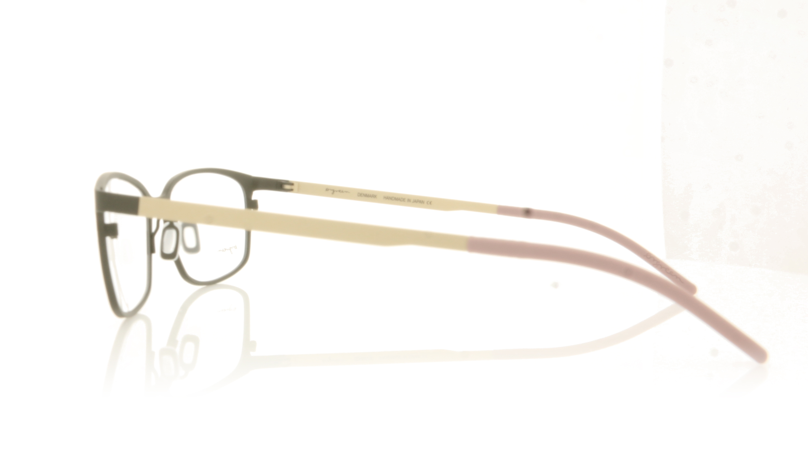 Ørgreen Shichi Mat Dark Brown Sandblasted White Gold 1155 Glasses