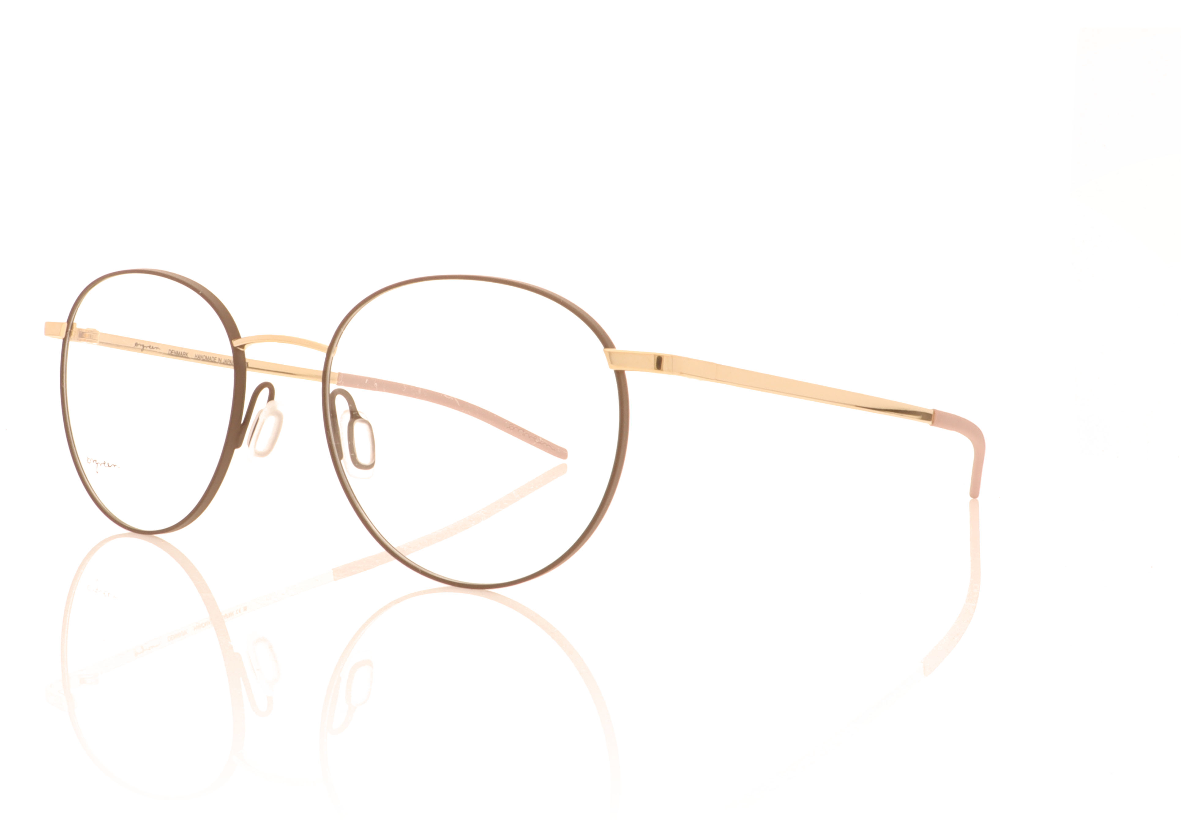 Ørgreen Western Matte Brown Shiny Gold 1128 Glasses