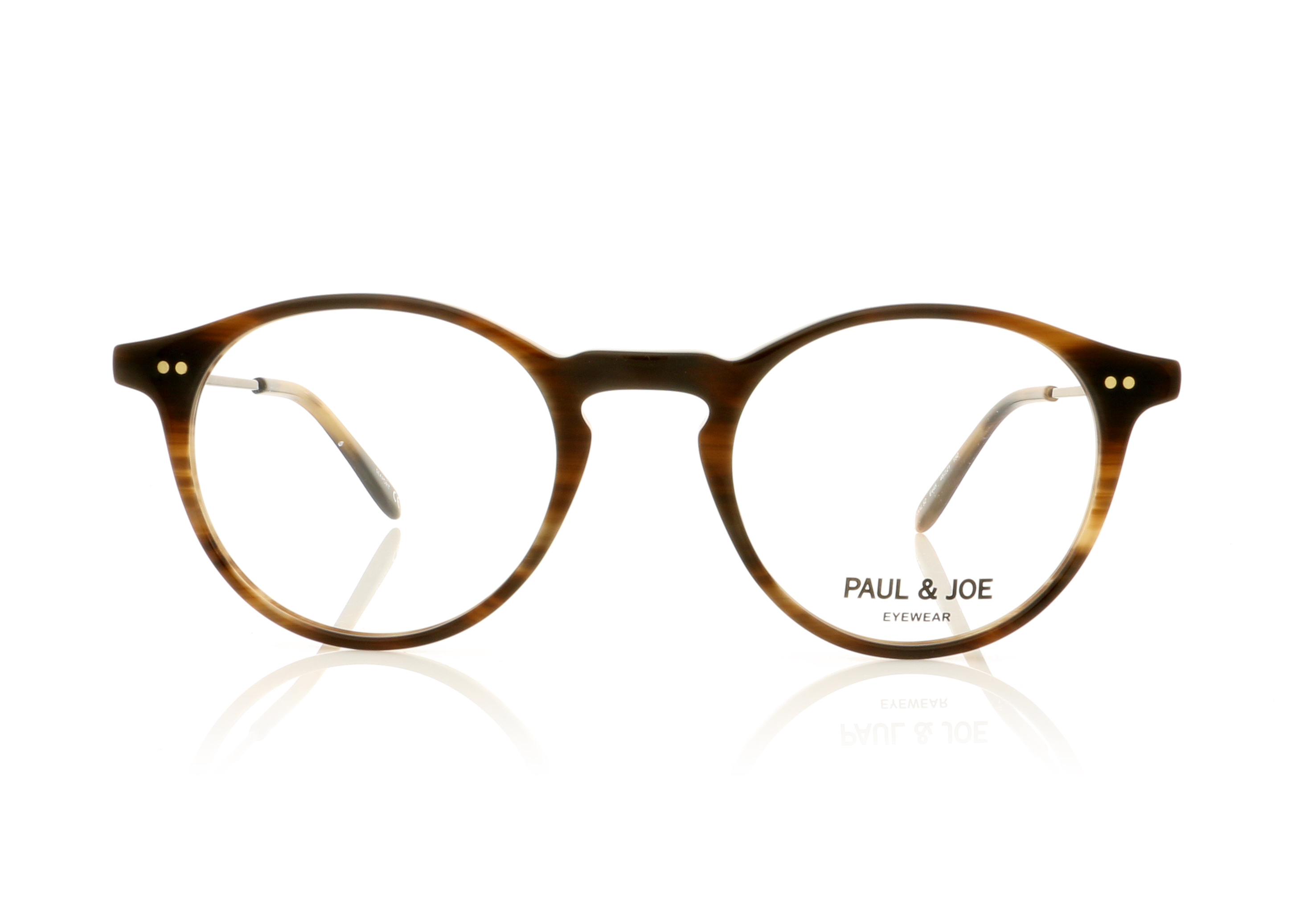 Paul & Joe Kaal 52 Crystal Honey Tortoise E445 Glasses