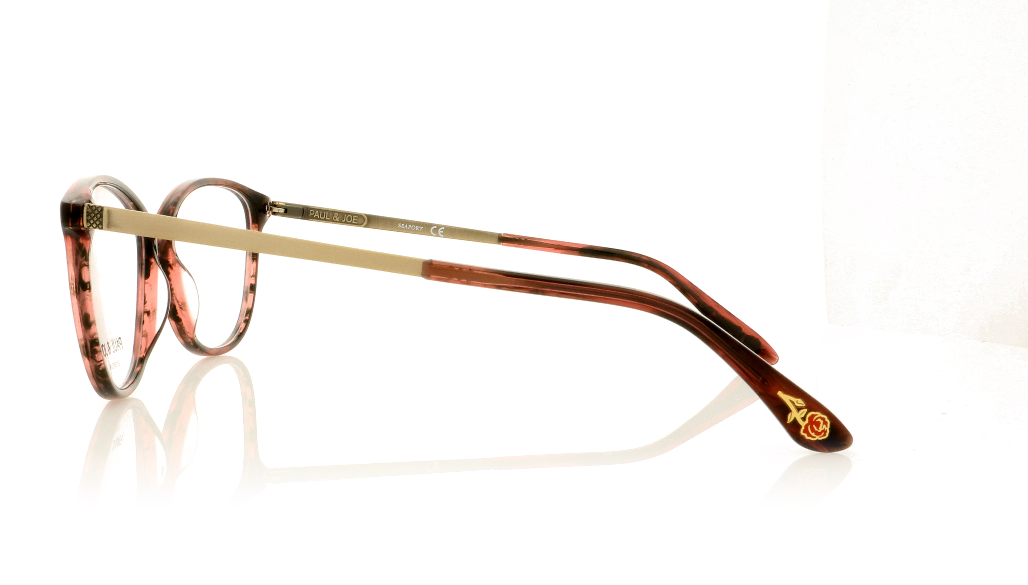Paul & Joe Rosy 31 Crystal Burgundy E397 Glasses