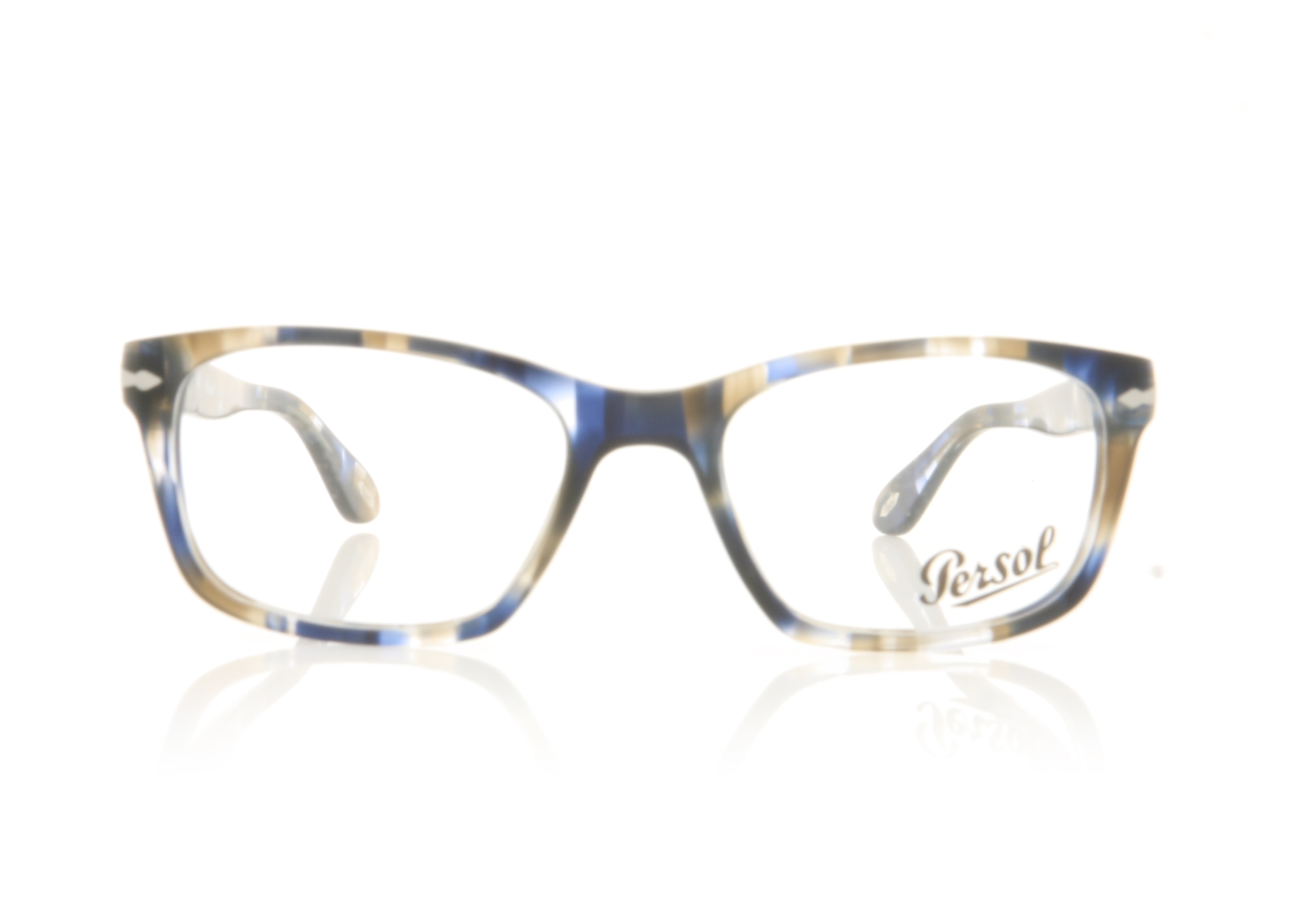 Persol 0PO3012V Striped Blue/Grey 1126 Glasses