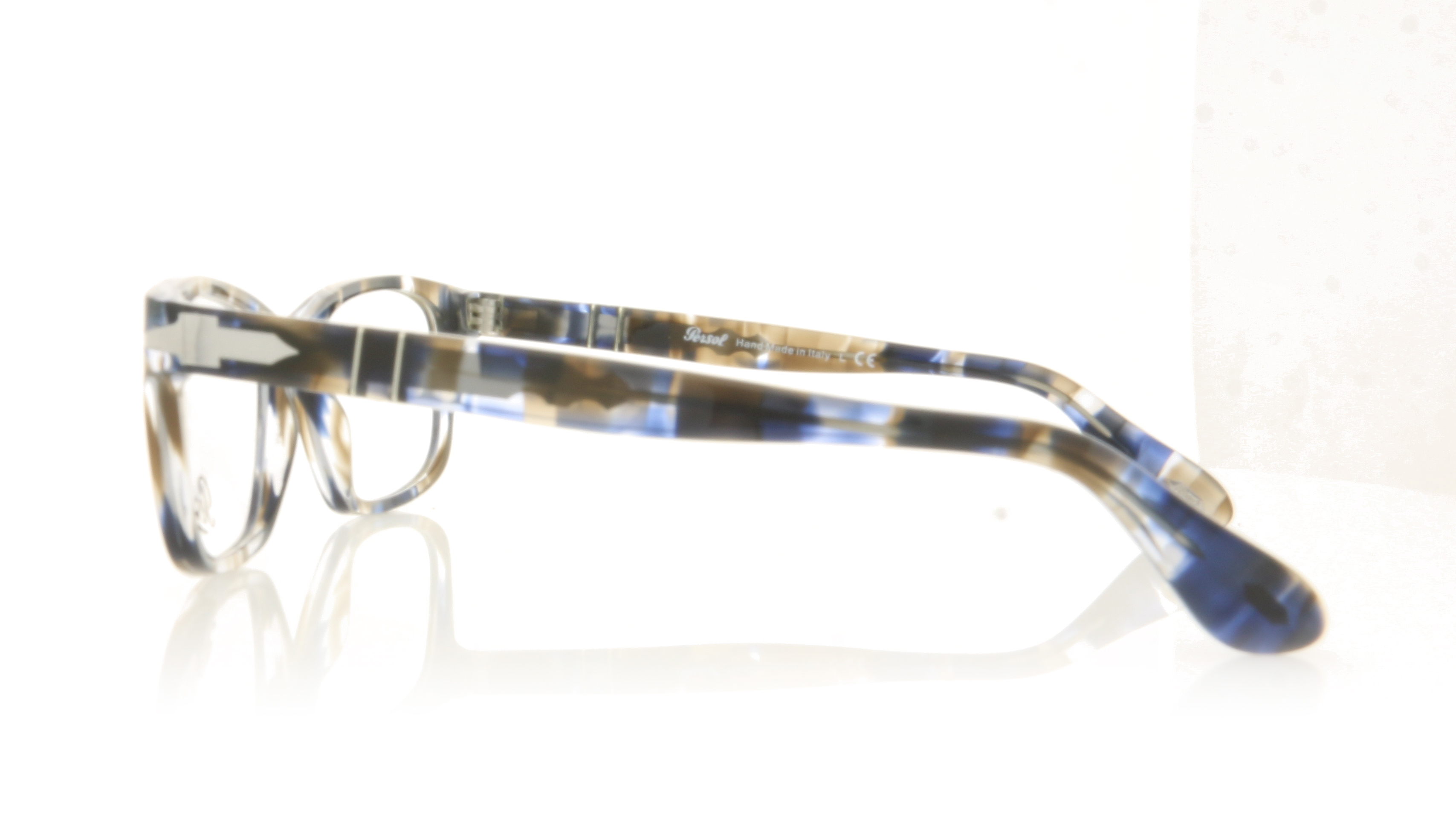 Persol 0PO3012V Striped Blue/Grey 1126 Glasses