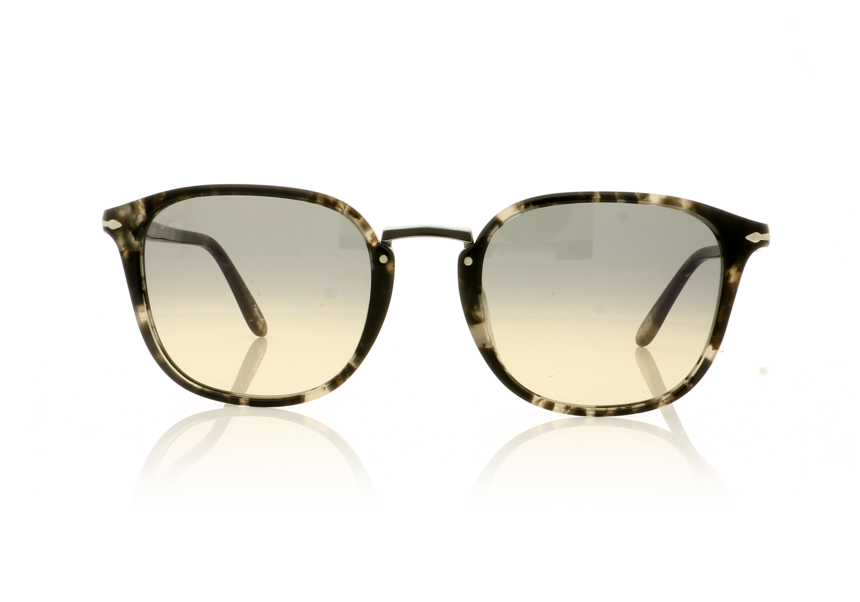 Persol 0PO3186S Spotted Grey Black 106332 Sunglasses