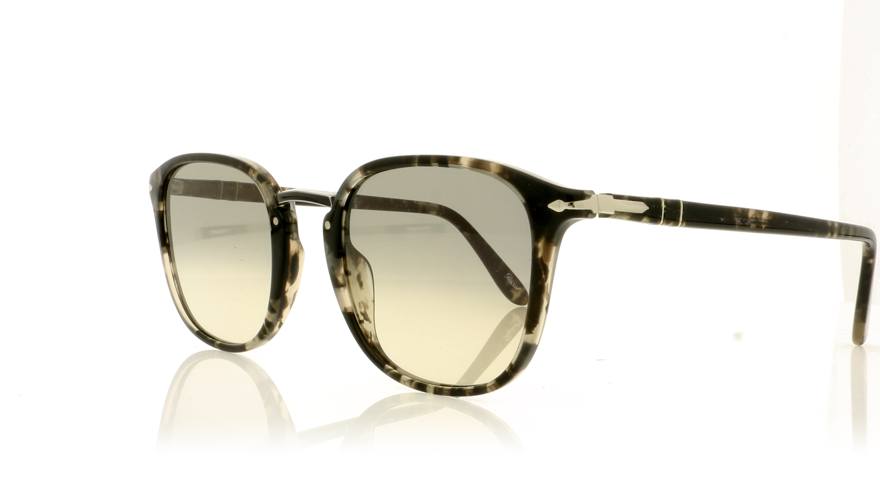 Persol 0PO3186S Spotted Grey Black 106332 Sunglasses