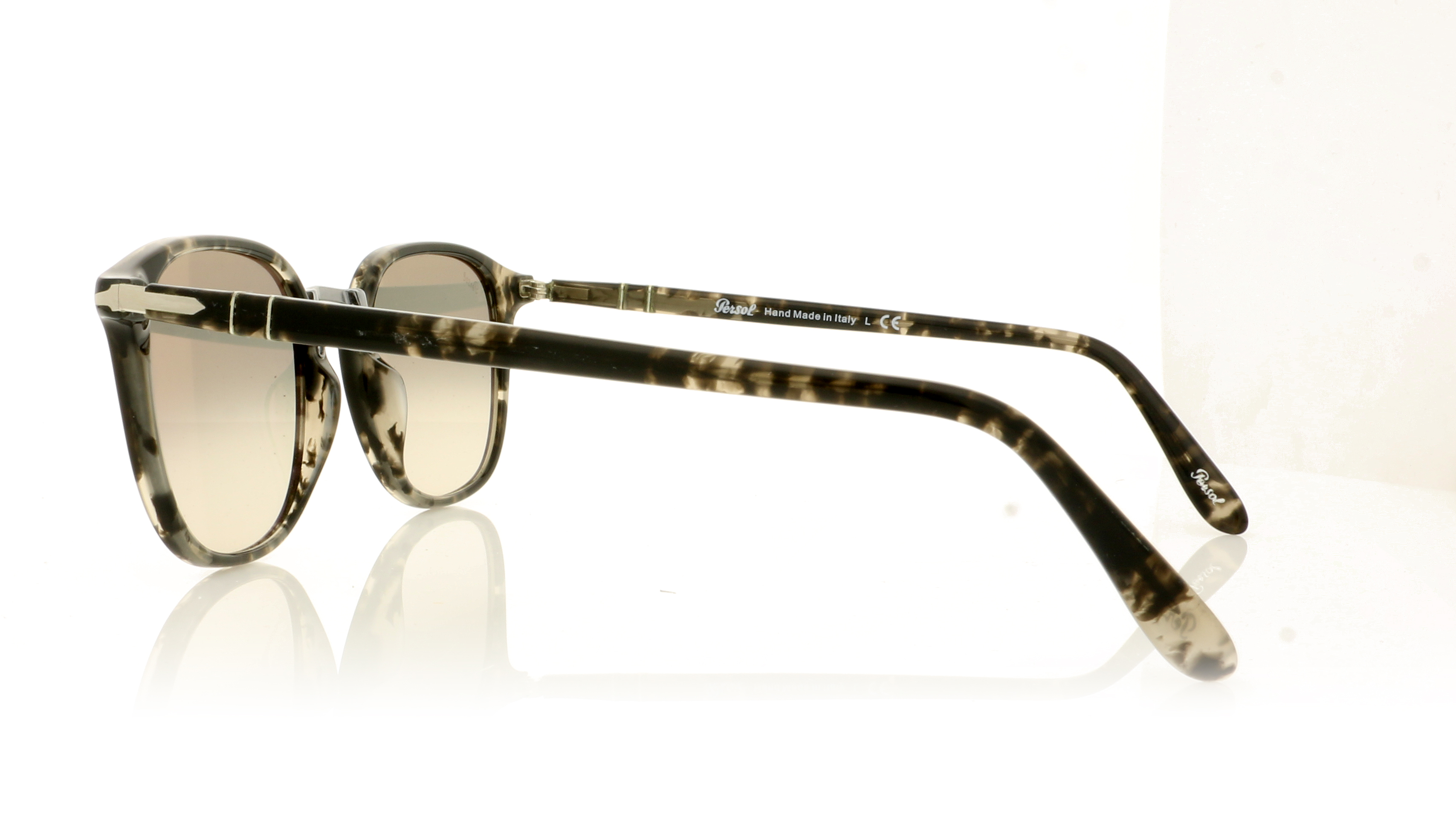 Persol 0PO3186S Spotted Grey Black 106332 Sunglasses