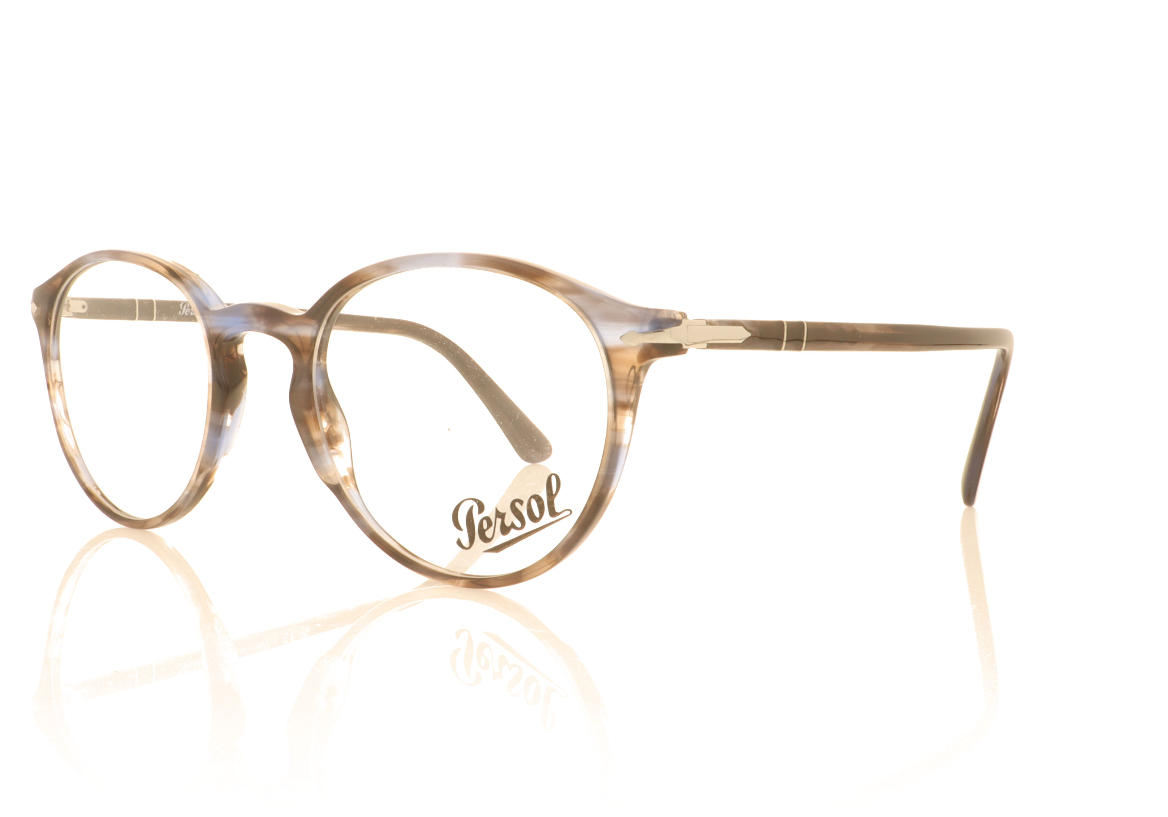 Persol PO3218V Striped Blue 1155 Glasses