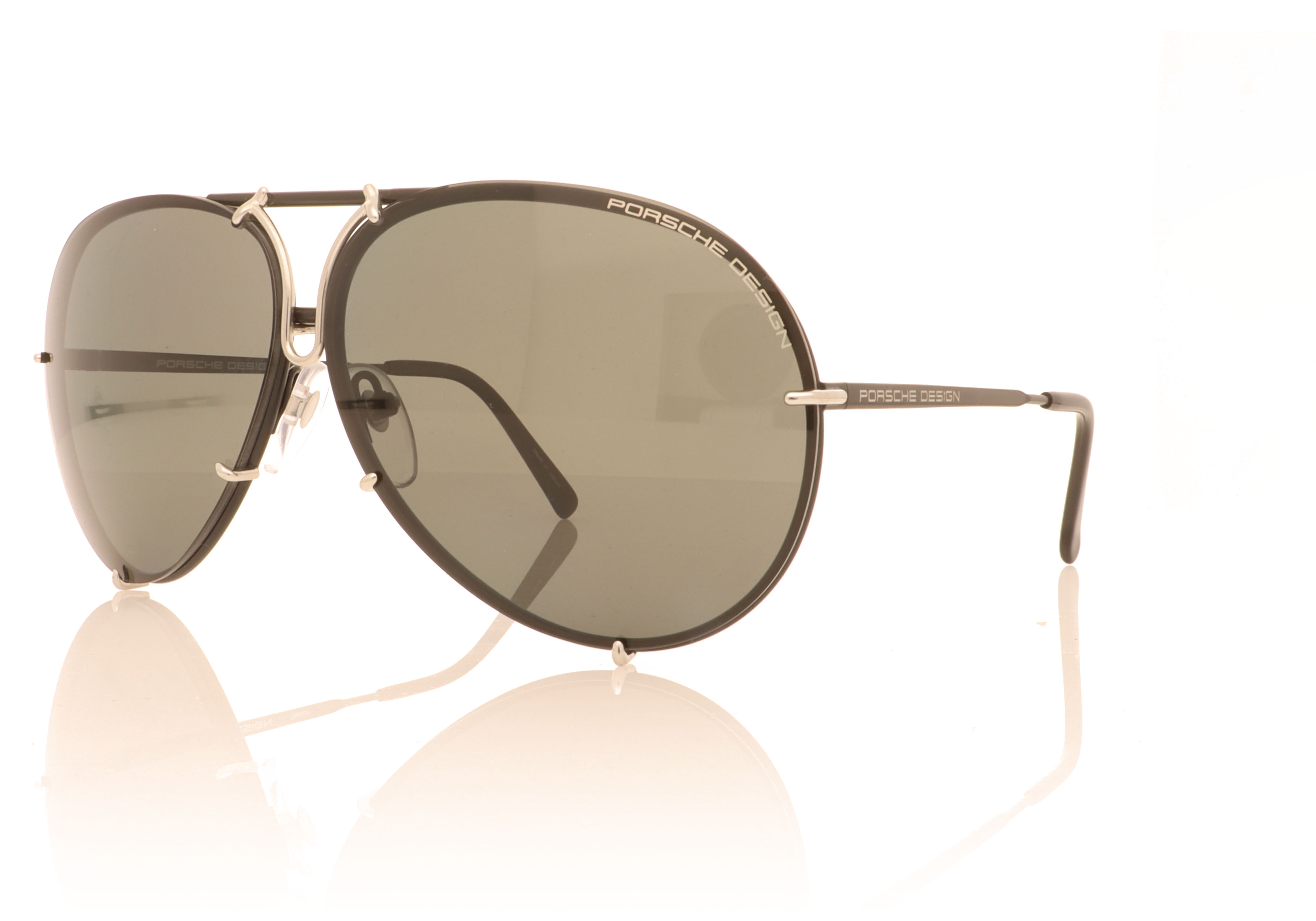 Porsche Design P 8478 Black/Silver J Sunglasses