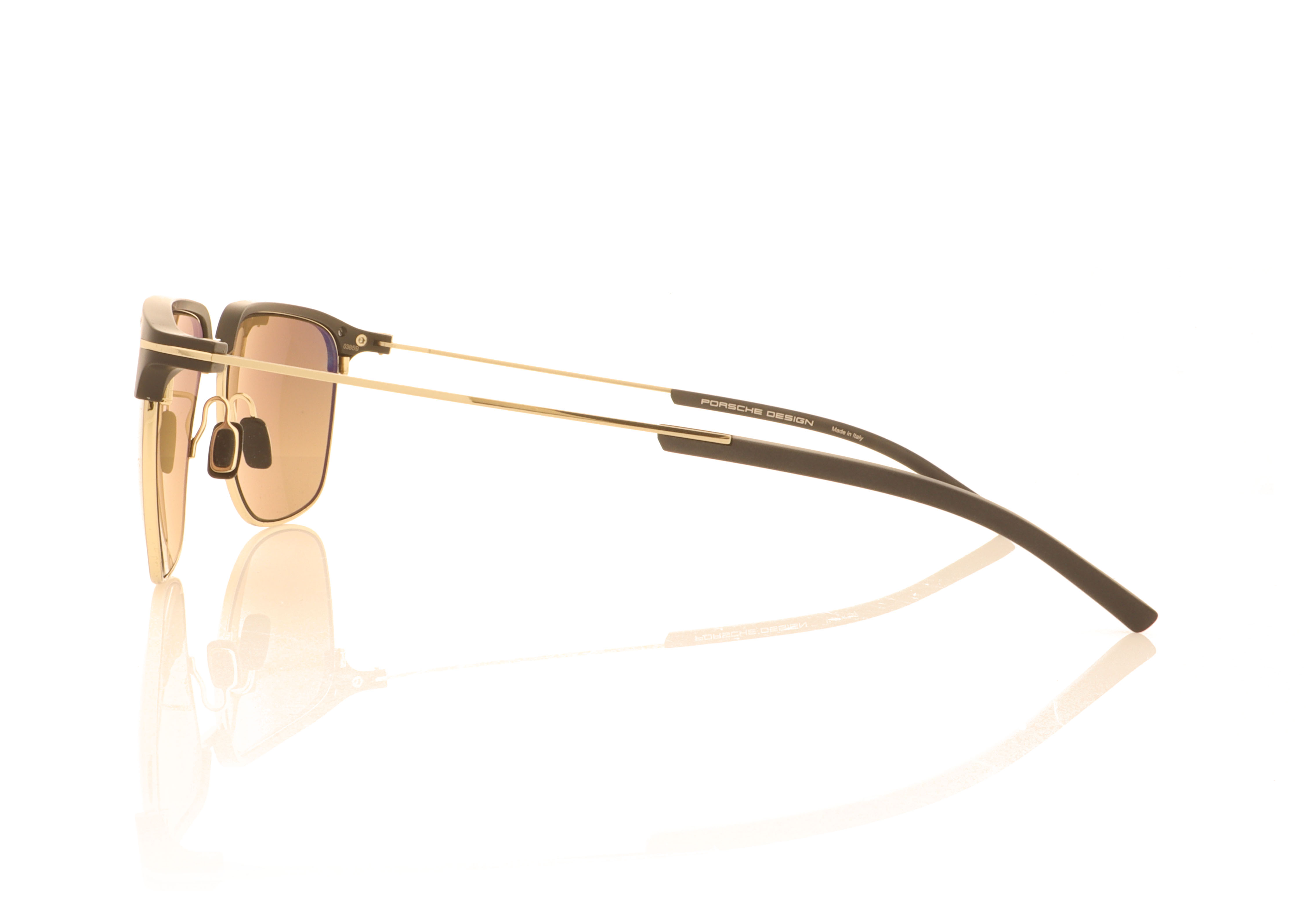 Porsche Design P8698 Black Gold V176 Sunglasses