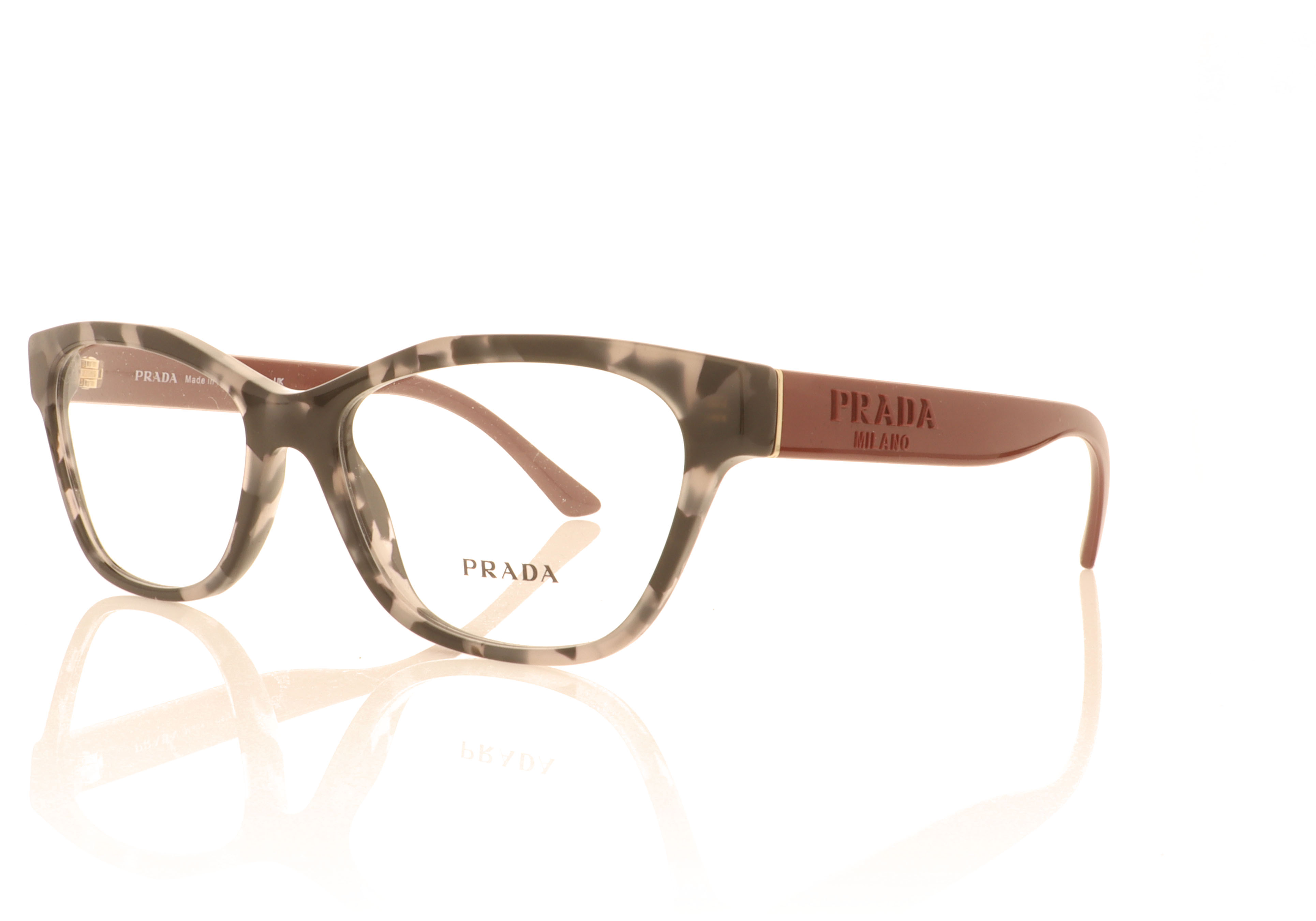 Prada PR 03WV Spotted Grey 5101O1 Glasses