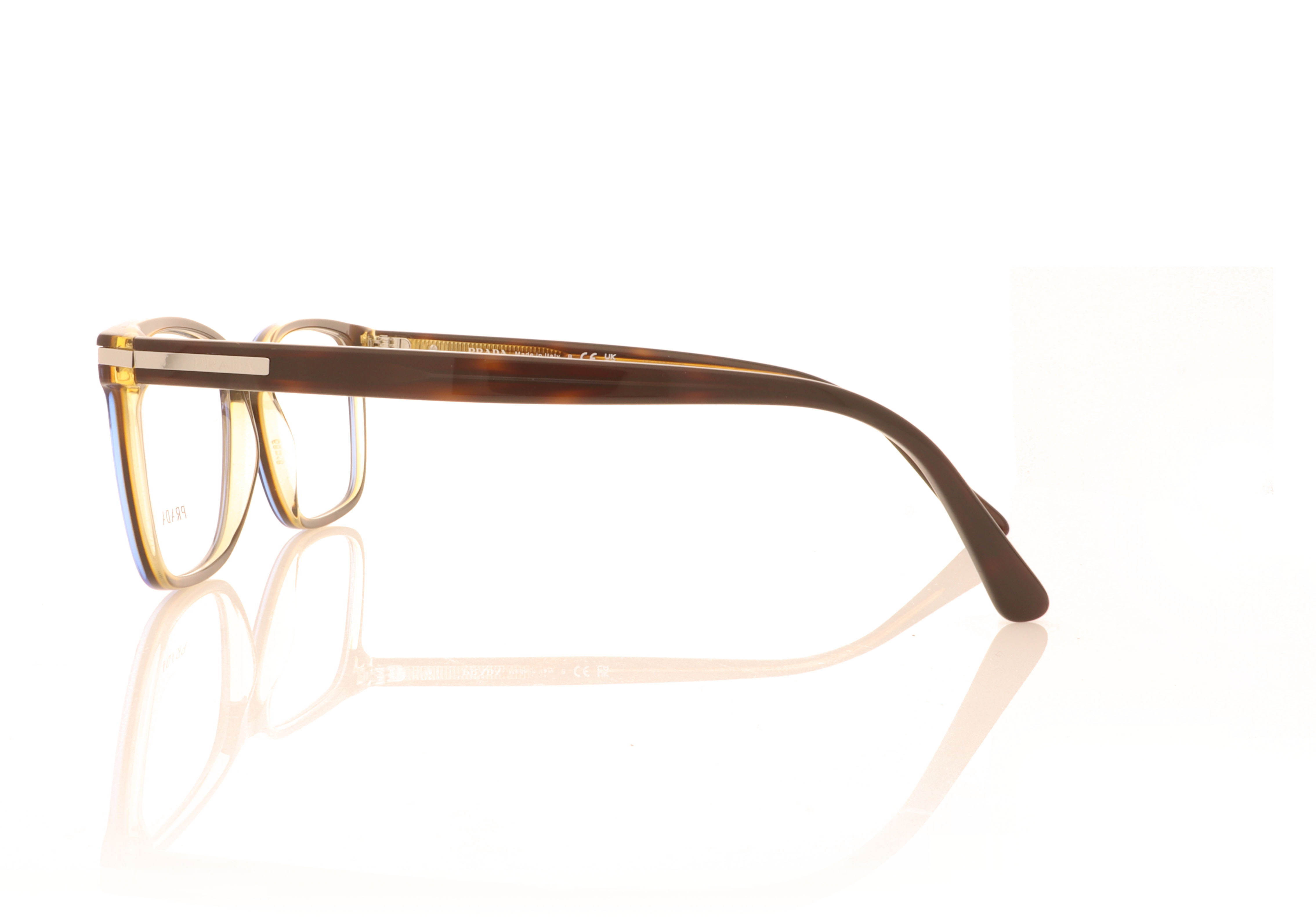 Prada PR 14WV Moro Turquoise Tortoise ZXH1O1 Glasses