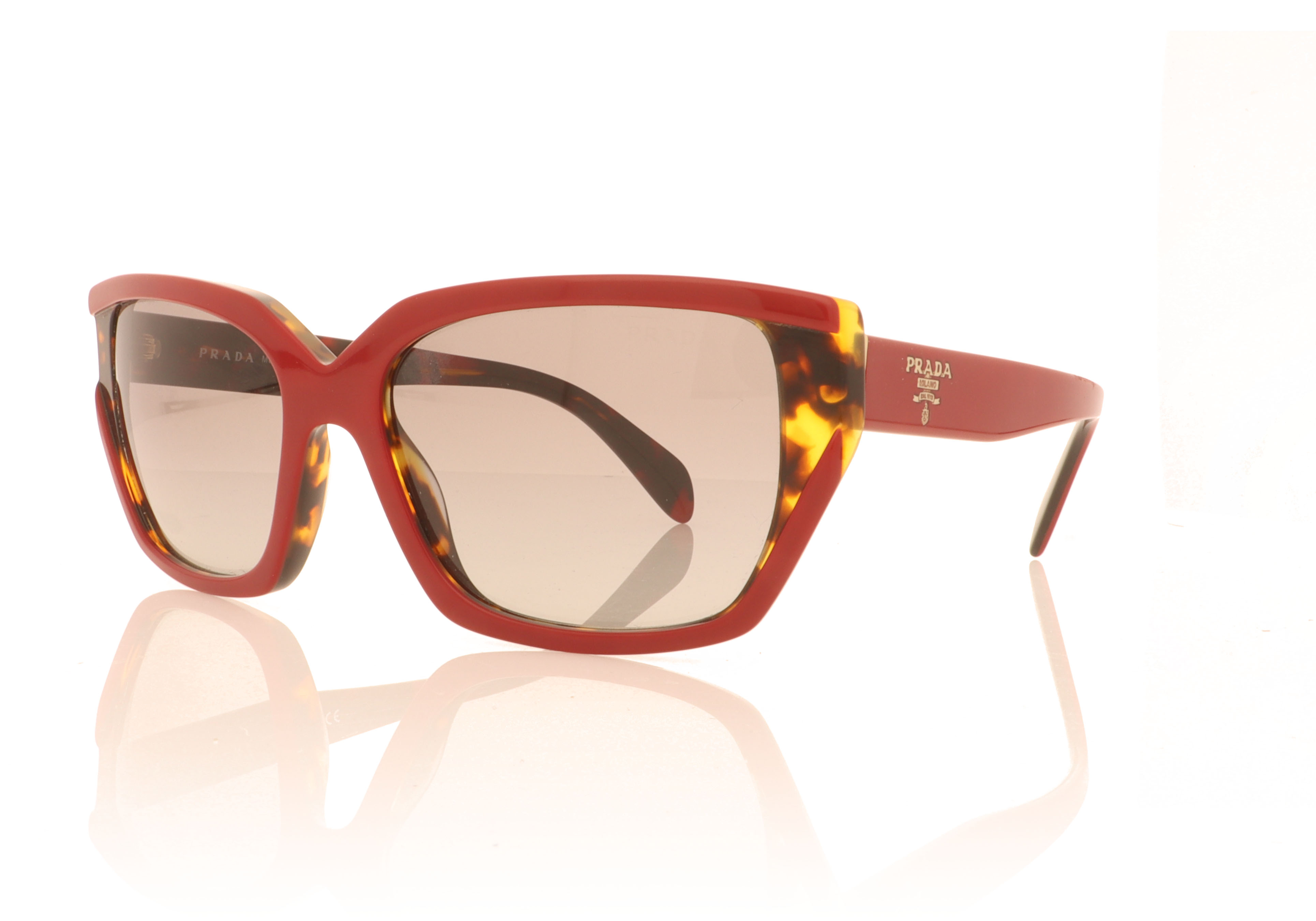 Prada 0PR 15XS Red 07C3M1 Sunglasses