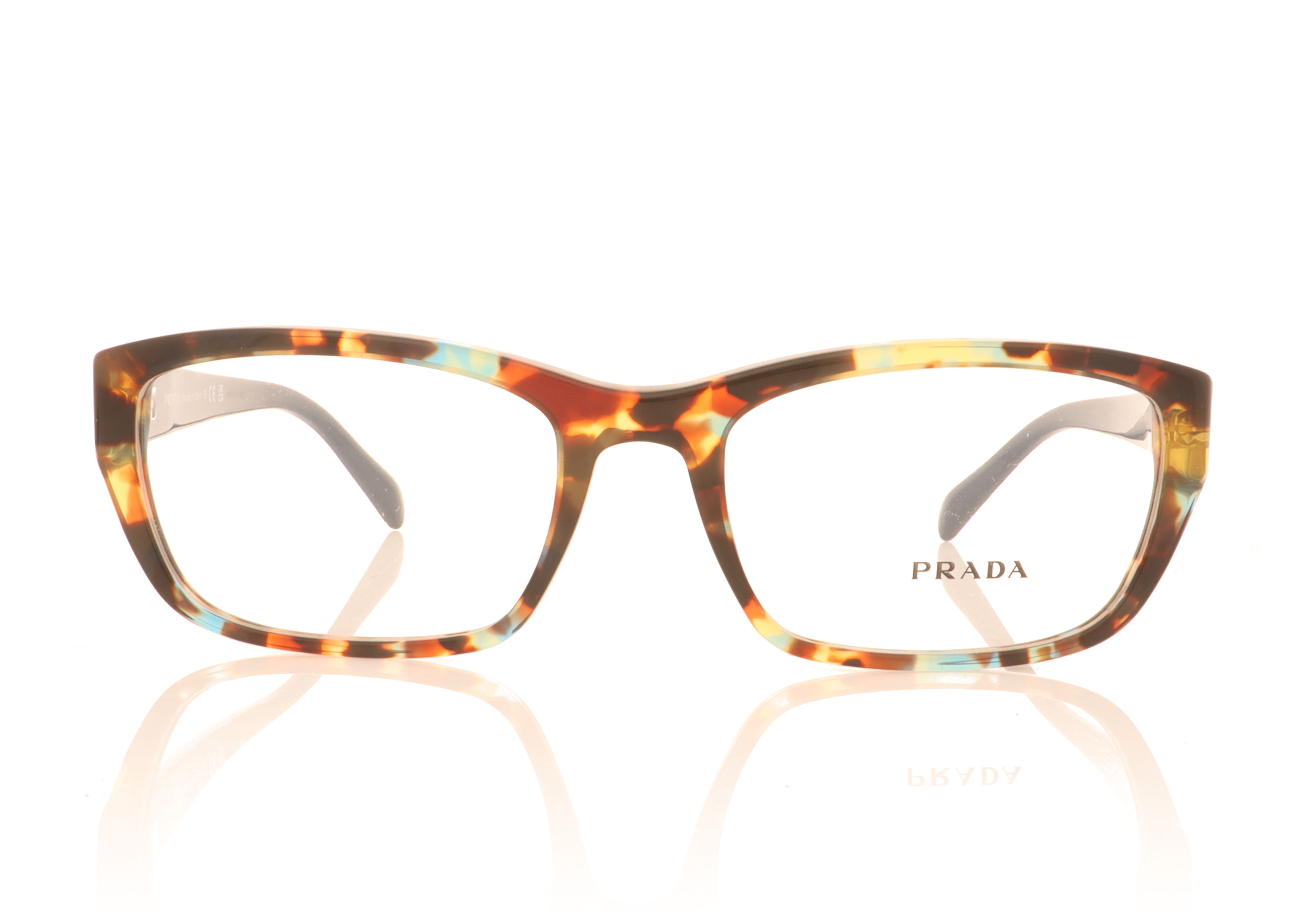 Prada Heritage 0PR 18OV Havana Spotted Blue NAG1O1 Glasses