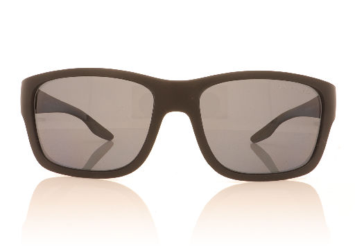 Picture of Prada SPS 01W DG002G Black Rubber Sunglasses