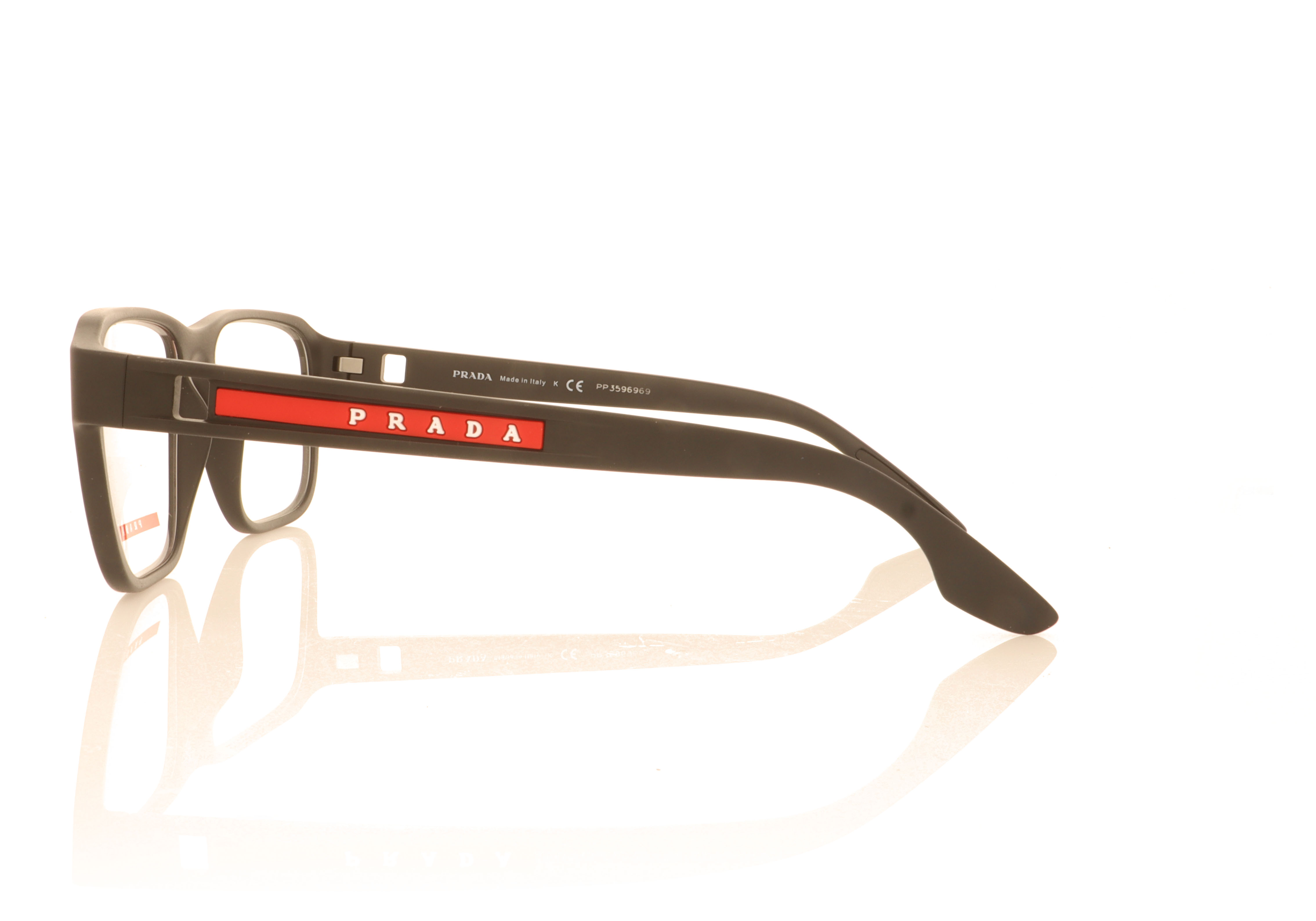 Prada Linea Rossa PS 04NV Rubber Black DG01O1 Glasses
