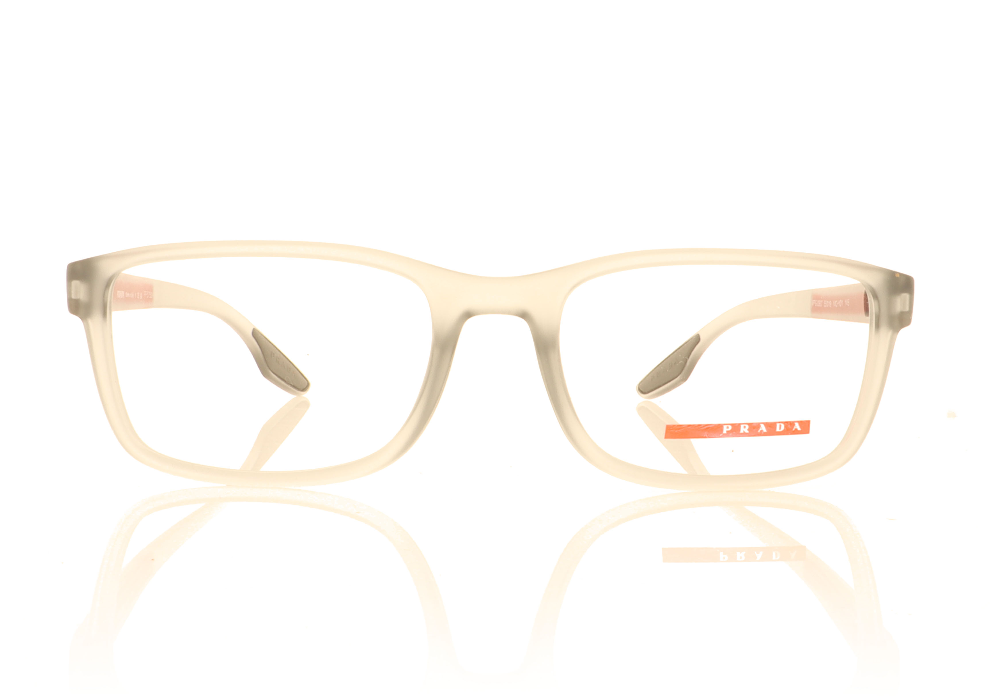 Prada Linea Rossa PS 09OV Grey Transparent 14C1O1 Glasses