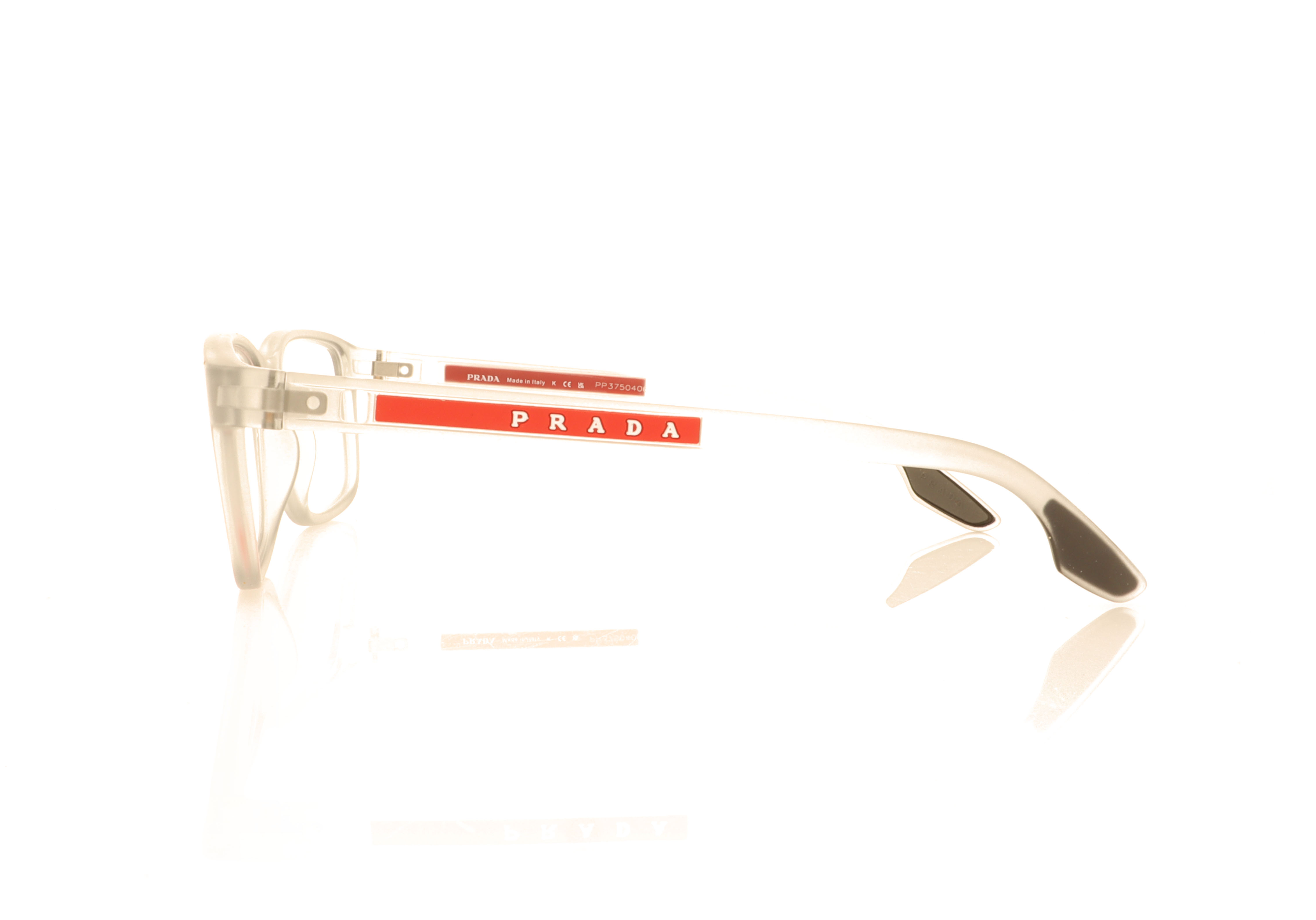 Prada Linea Rossa PS 09OV Grey Transparent 14C1O1 Glasses
