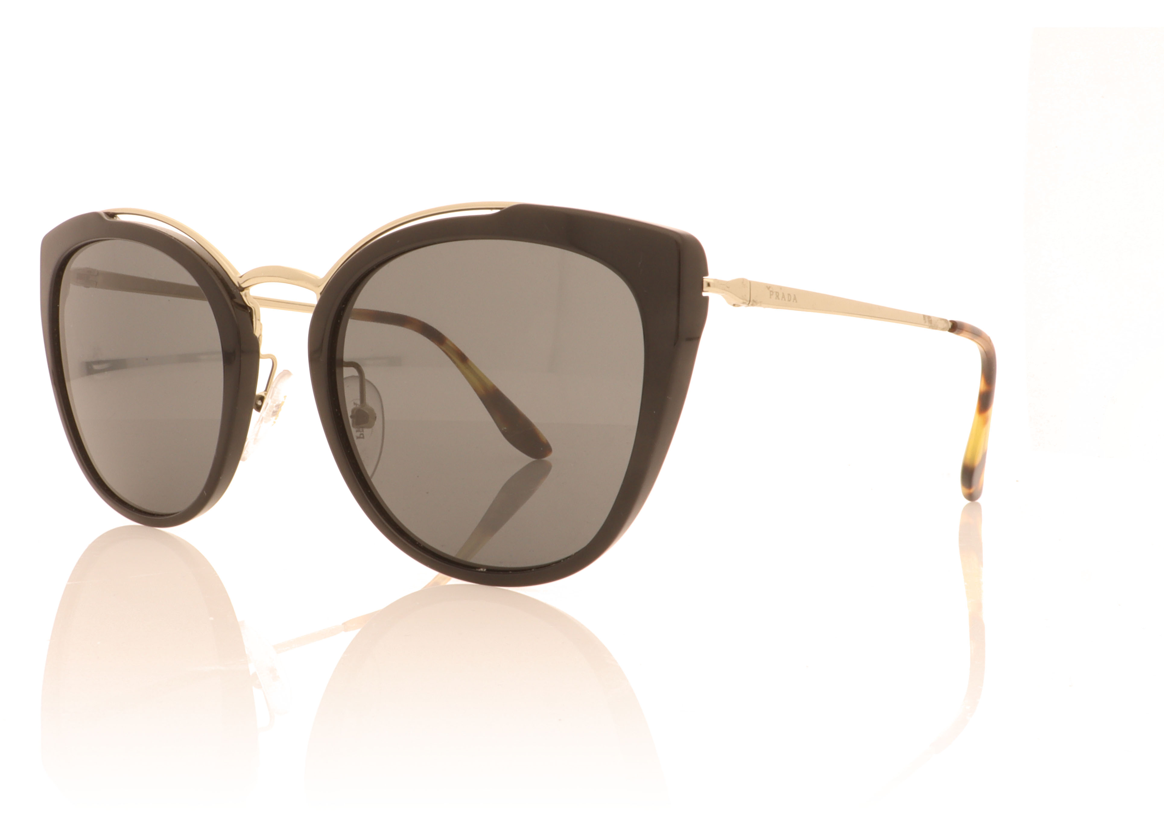 Prada CONCEPTUAL PR 20US Pale Gold/Black 1AB5S0 Sunglasses