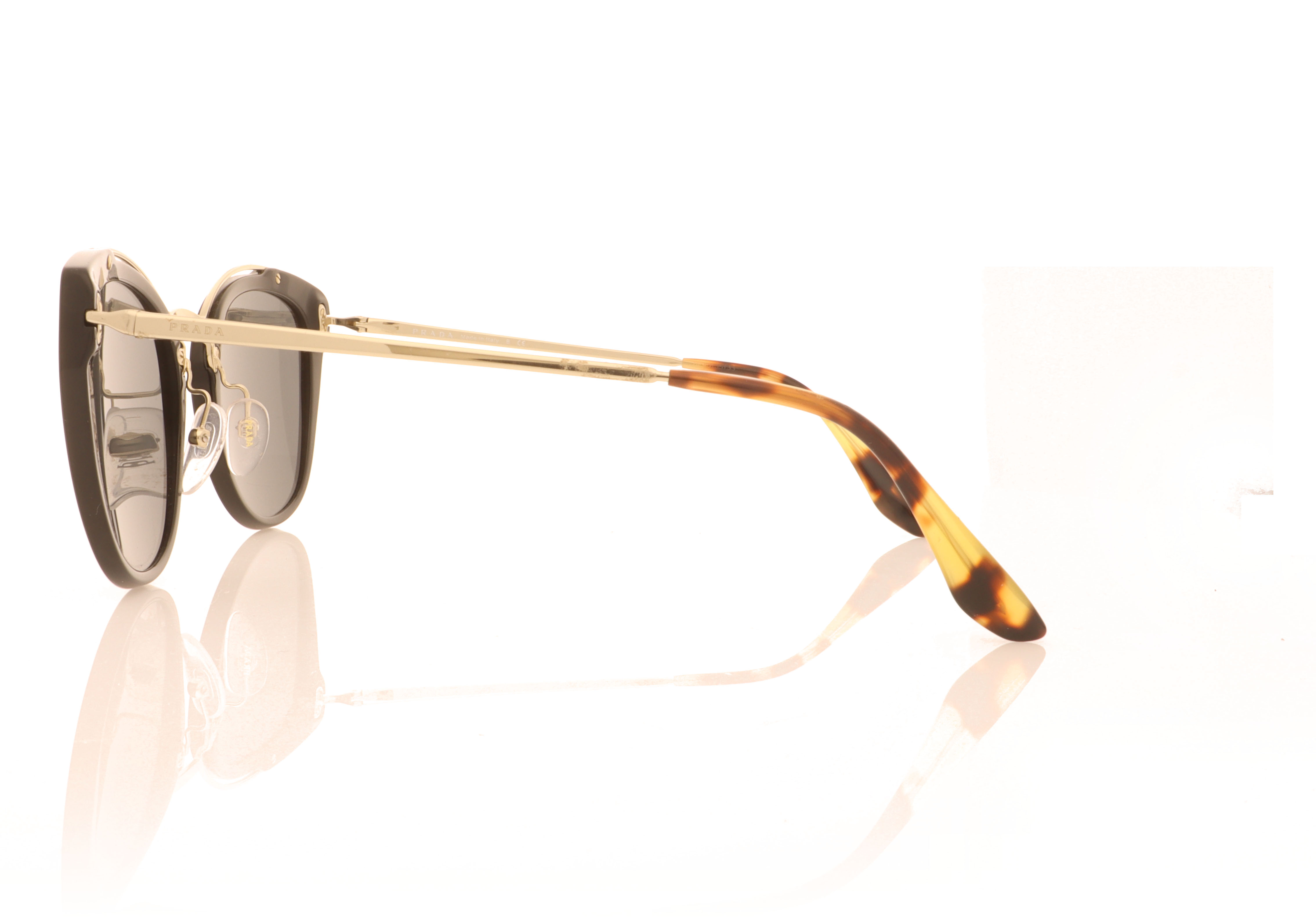 Prada CONCEPTUAL PR 20US Pale Gold/Black 1AB5S0 Sunglasses