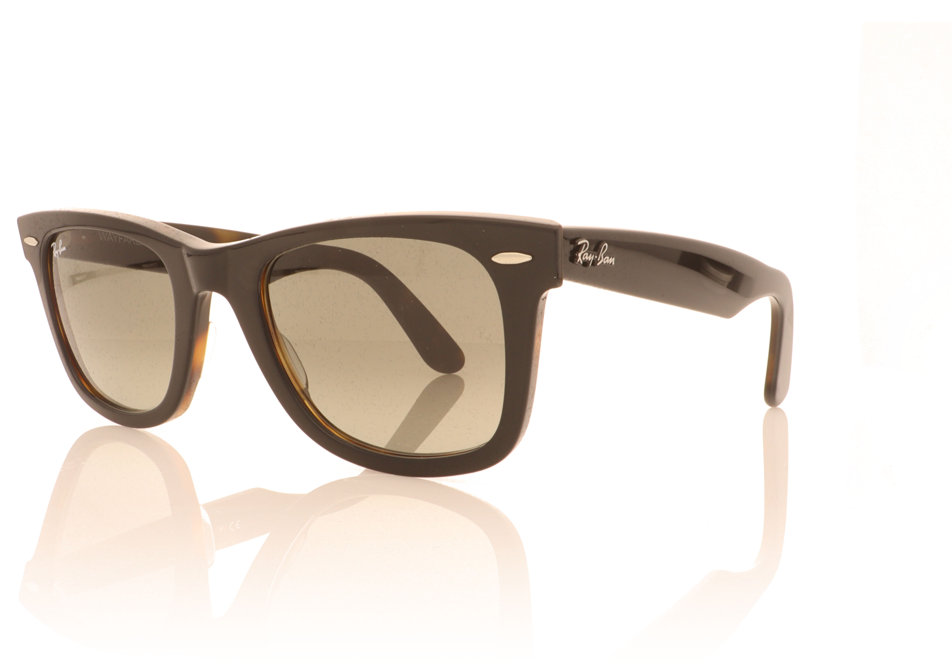 Ray-Ban WAYFARER RB2140 Grey On Havana 127771 Sunglasses