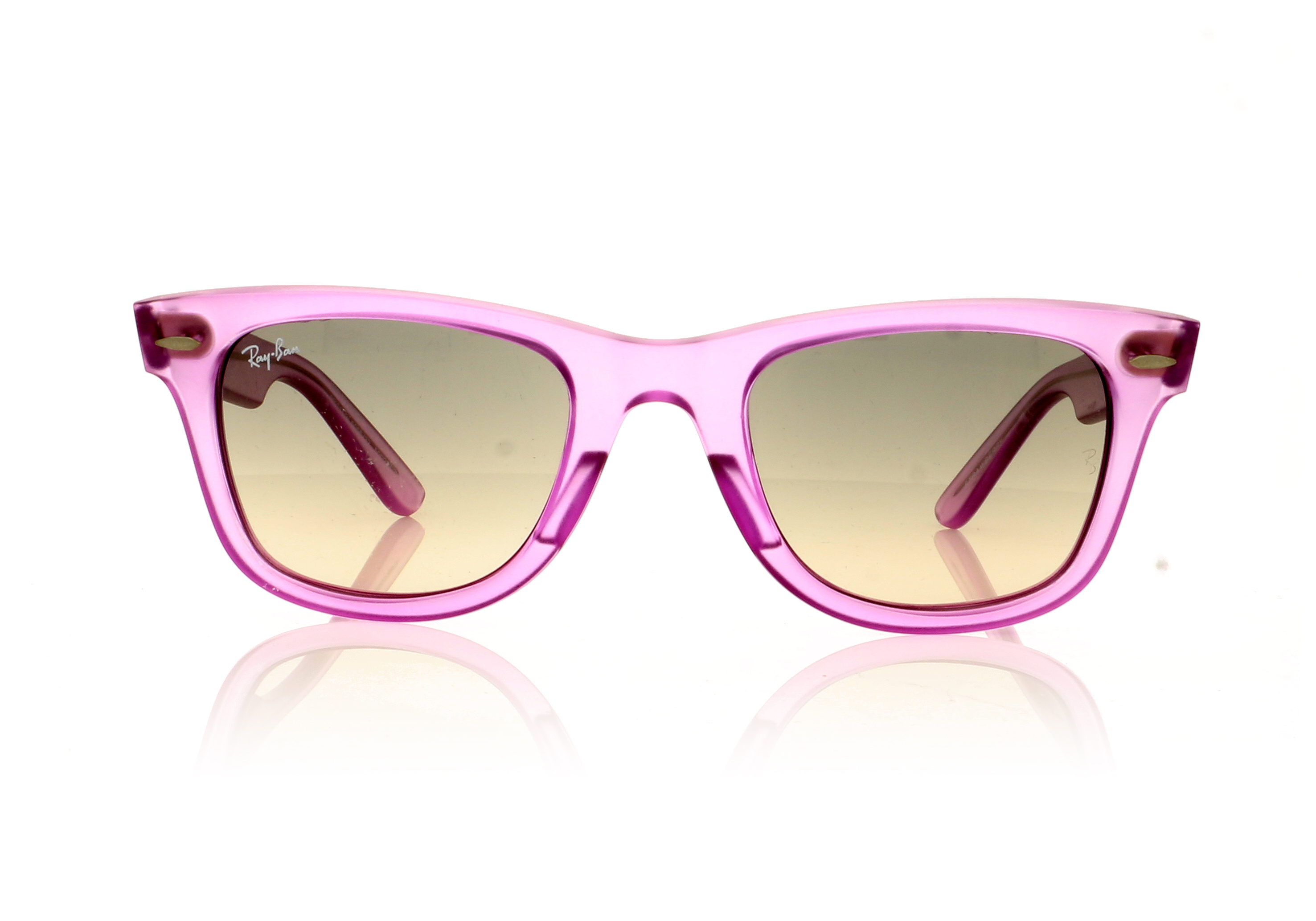 Ray-Ban Wayfarer 0RB2140 Demi Gloss Violet 605632 Sunglasses