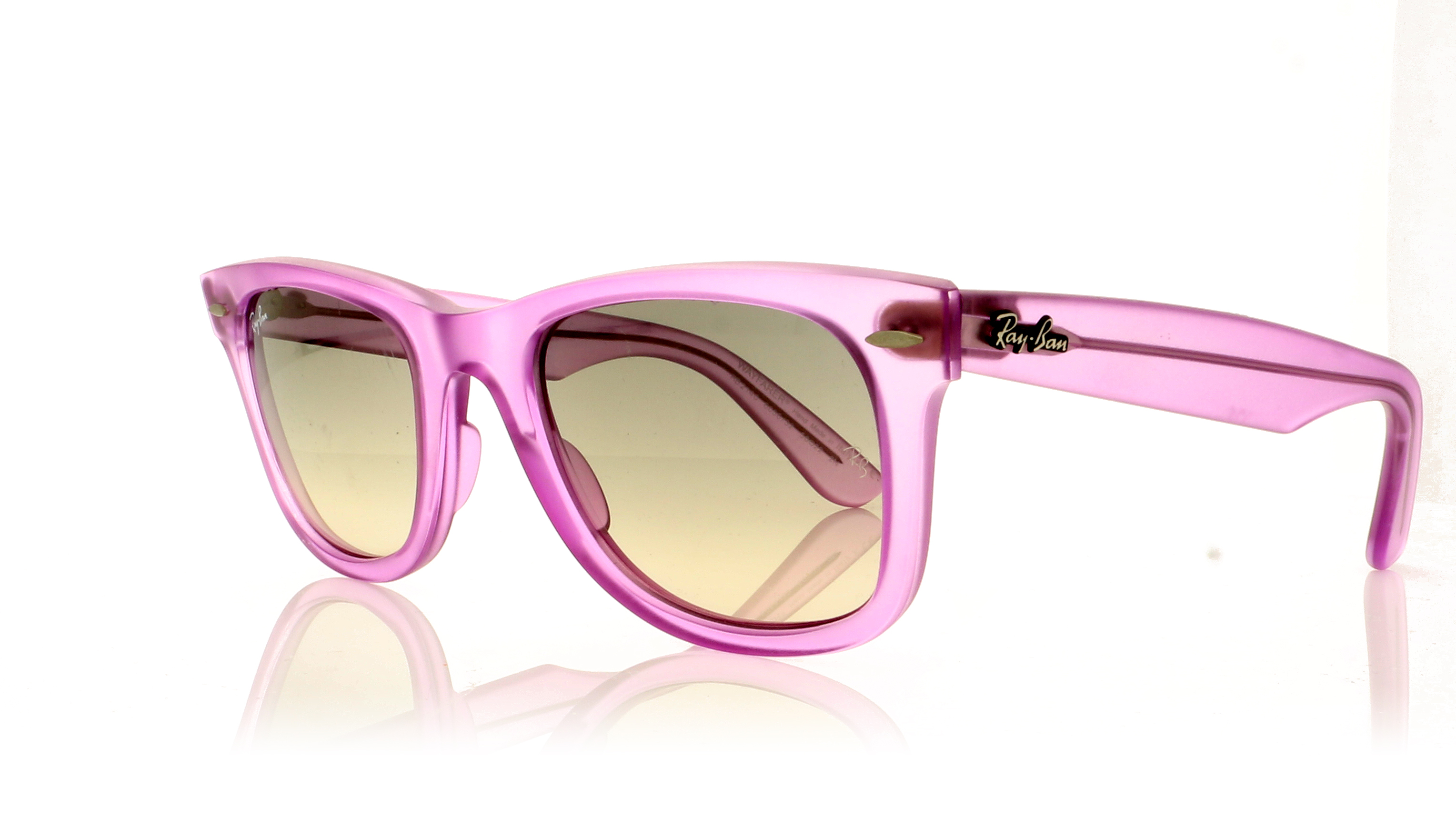 Ray-Ban Wayfarer 0RB2140 Demi Gloss Violet 605632 Sunglasses