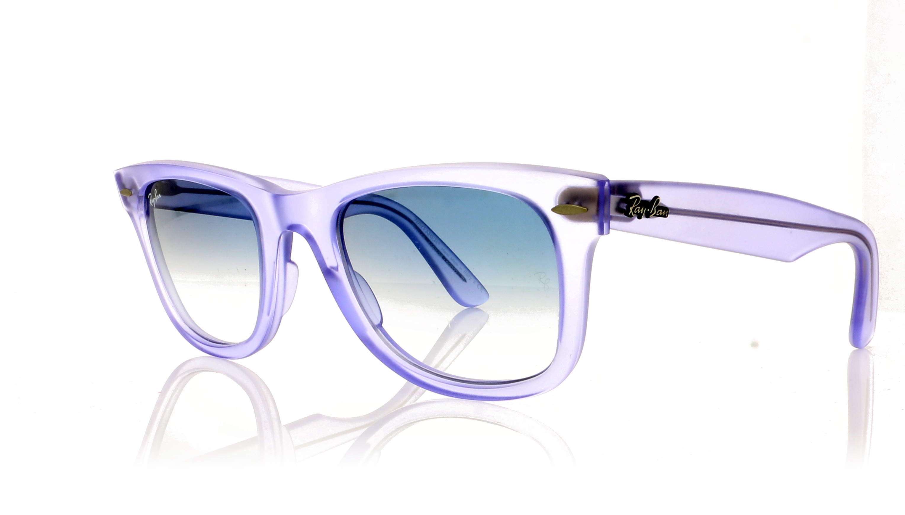 Ray-Ban Wayfarer 0RB2140 Demi Gloss Lilac 60603F Sunglasses