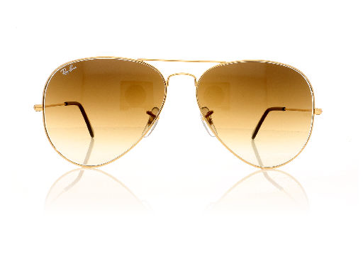Picture of Ray-Ban RB3025 Aviator Large Metal 0RB3025 001/51 Gold Sunglasses