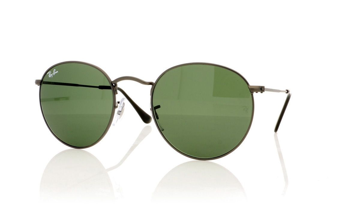 Ray-Ban ROUND METAL RB3447 Gunmetal 029 Sunglasses