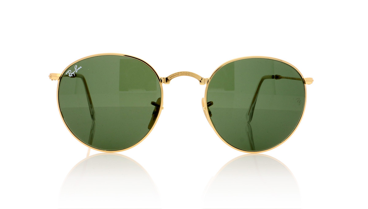 Ray-Ban RB3532 Gld/Drk Grn 1 Sunglasses
