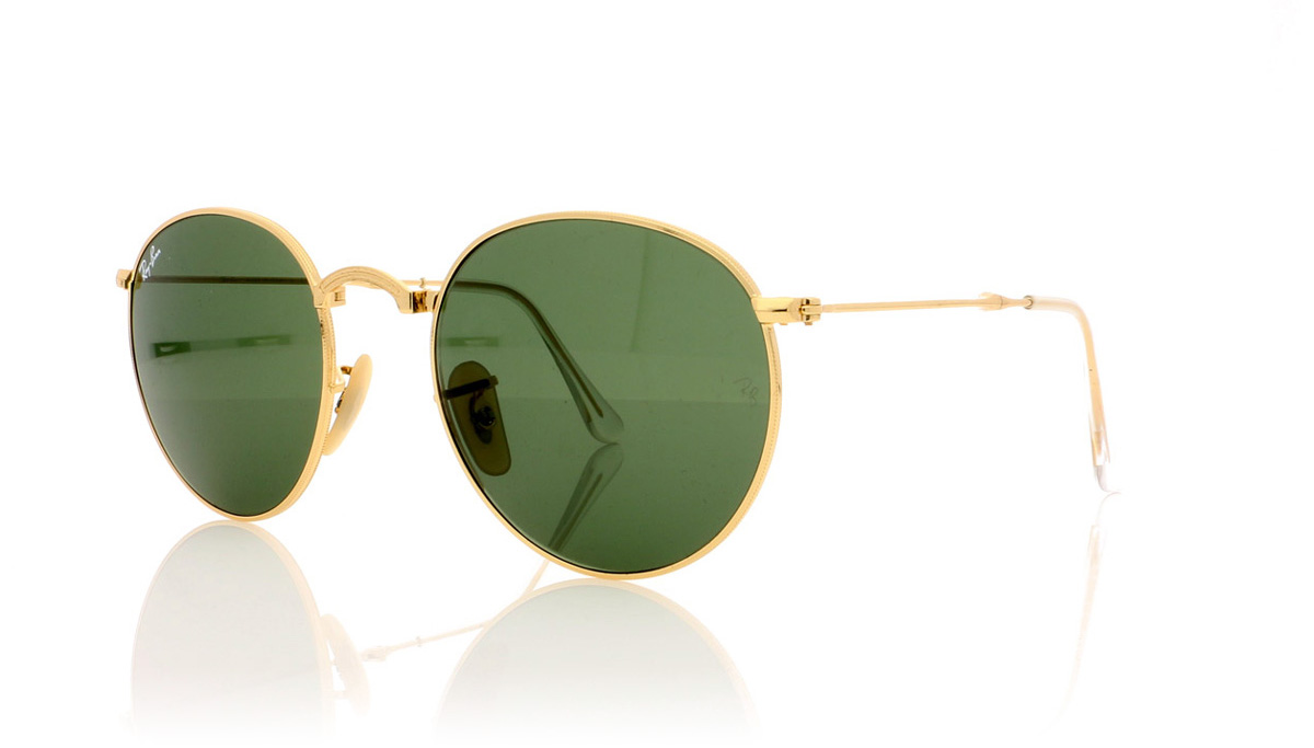 Ray-Ban RB3532 Gld/Drk Grn 1 Sunglasses