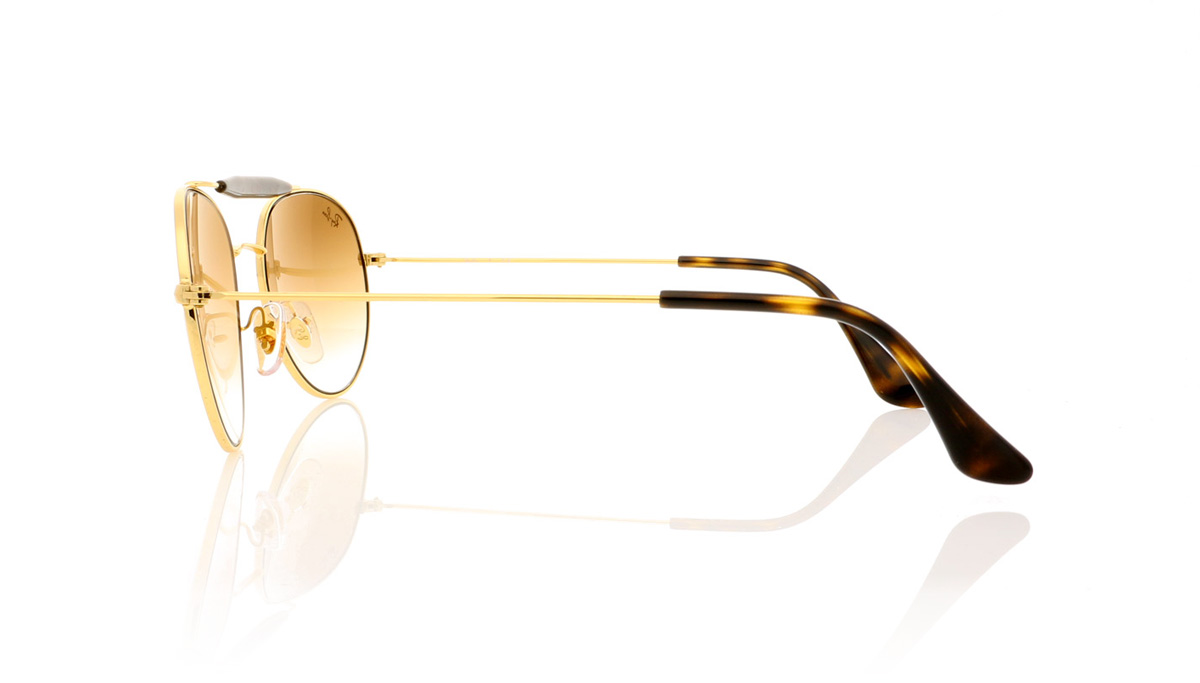 Ray-Ban RB3540 Gold /Brown Graduated 110/51 Sunglasses