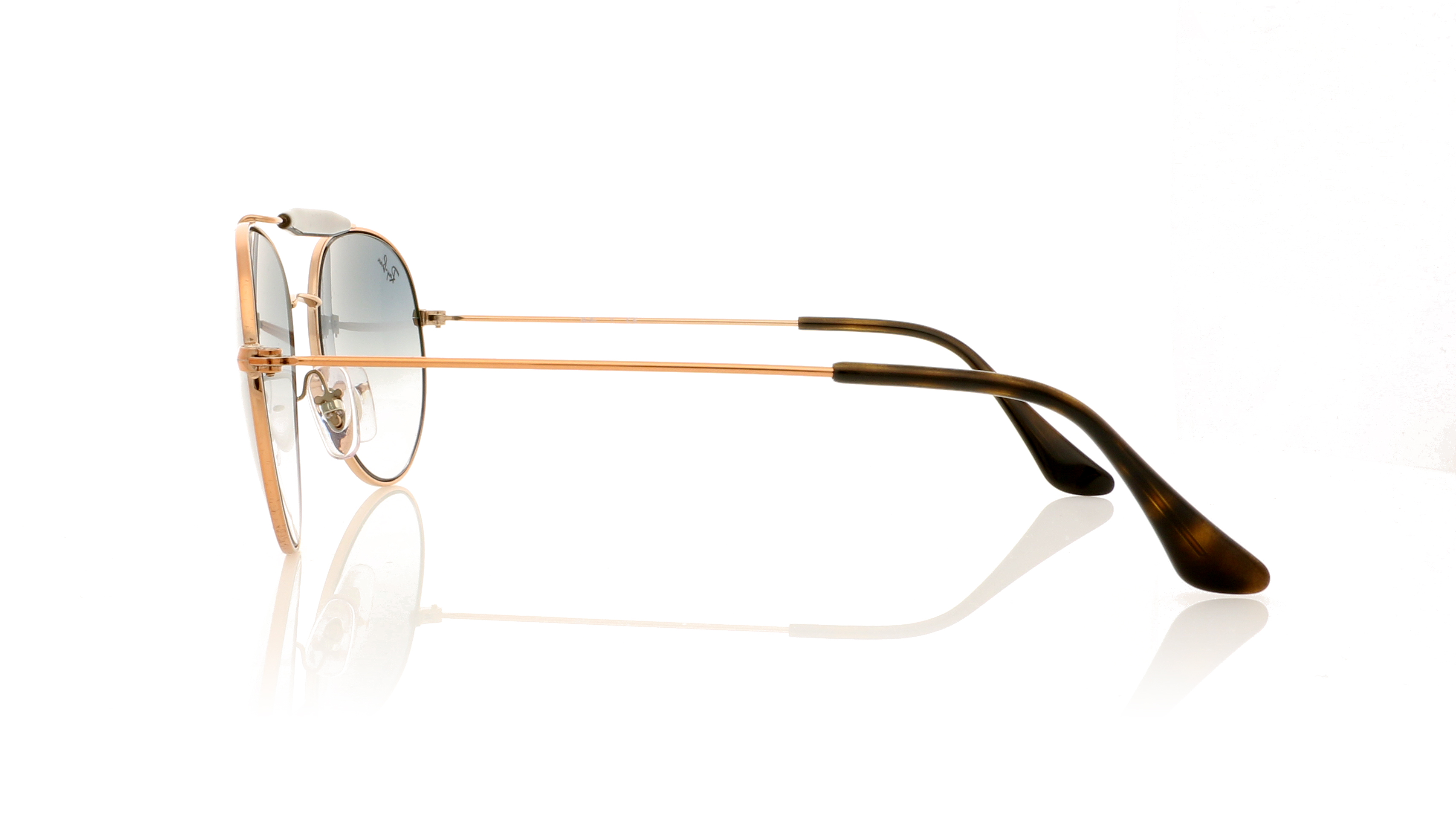 Ray-Ban RB3540 Copper/Clear Gradient Blue Lenses 90353F Sunglasses