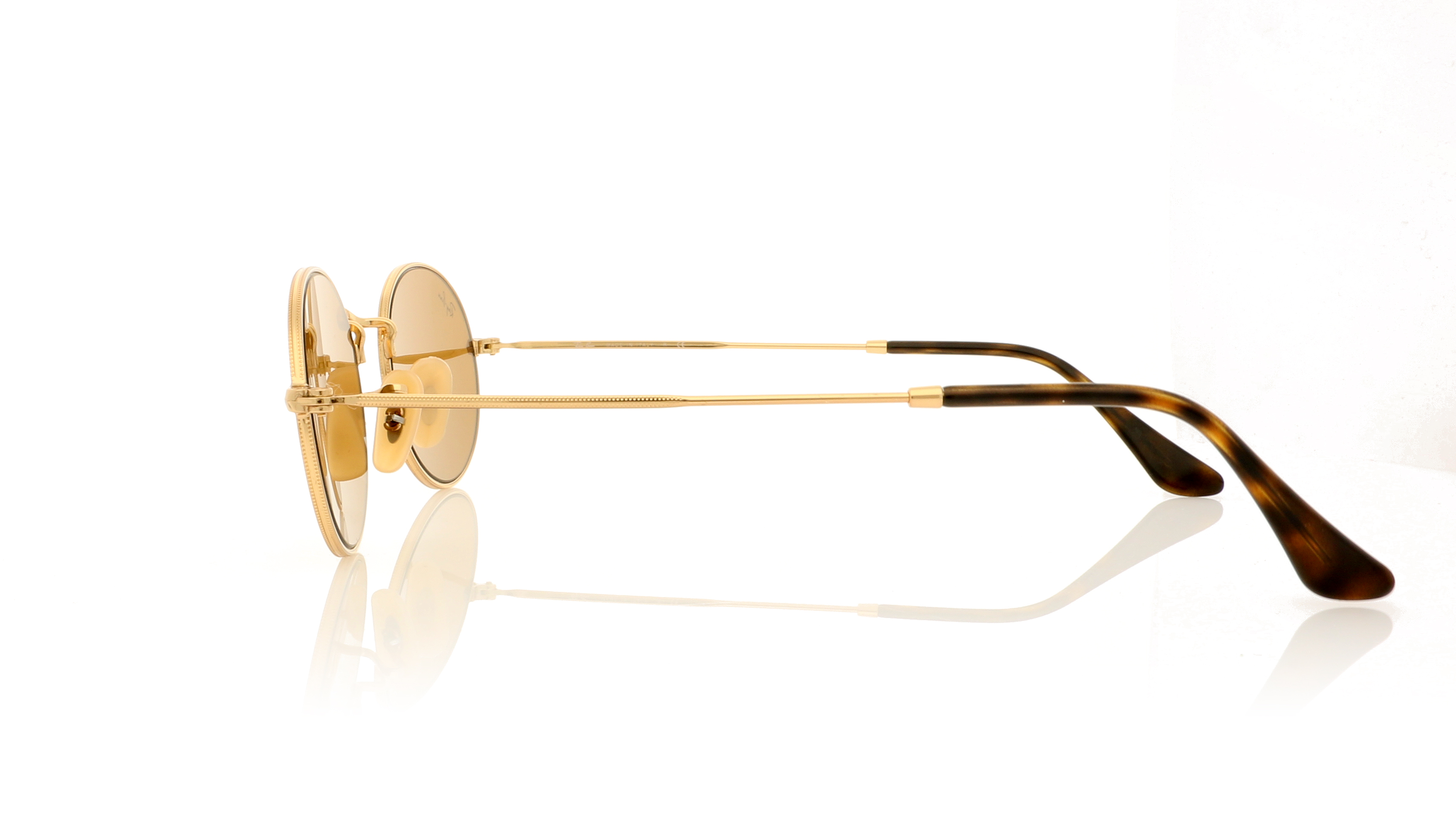 Ray-Ban Oval RB3547N Gold/gold flash lenses 001/93 Sunglasses