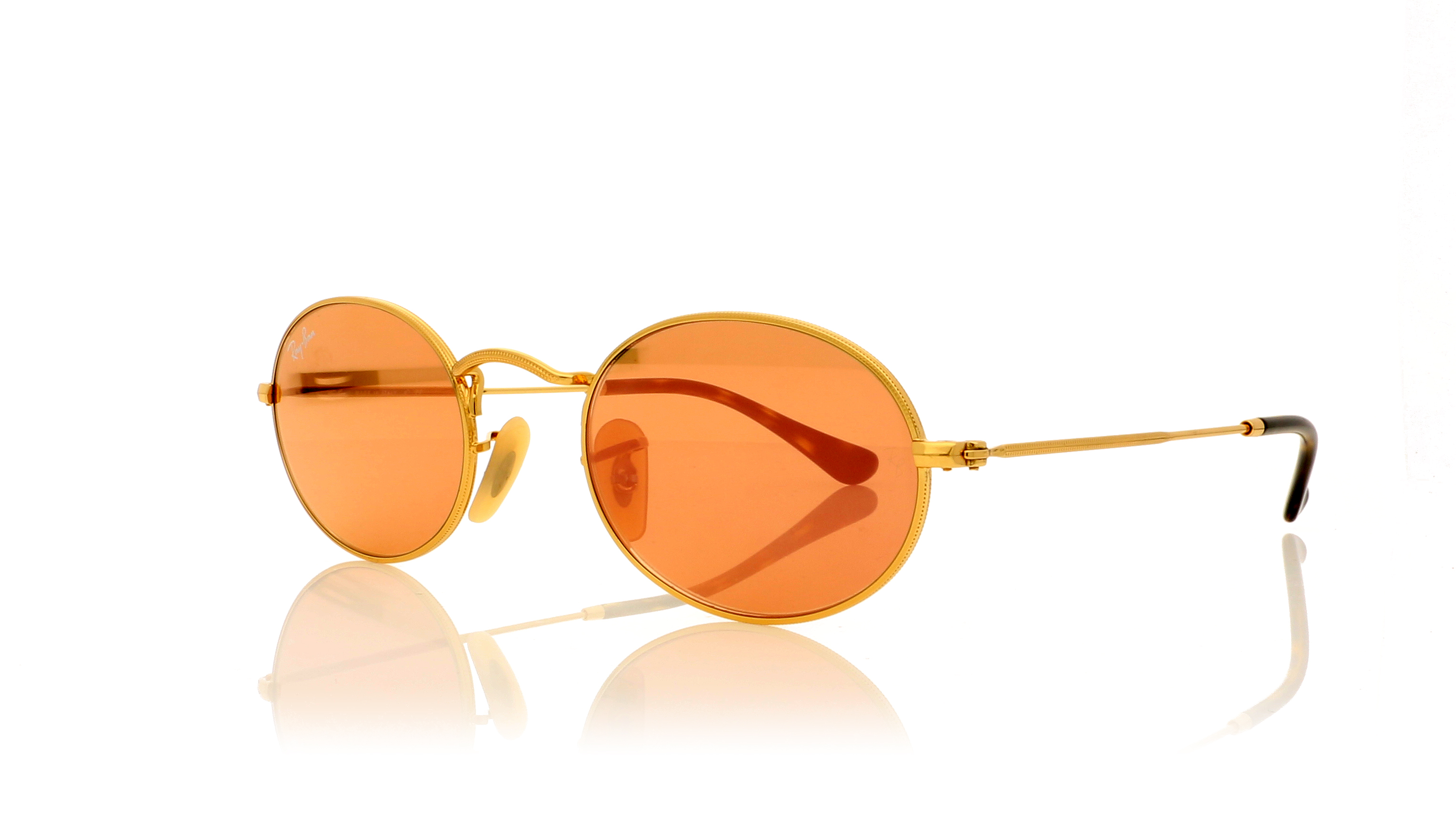 Ray-Ban Oval 0RB3547N Gold 001/Z2 Sunglasses