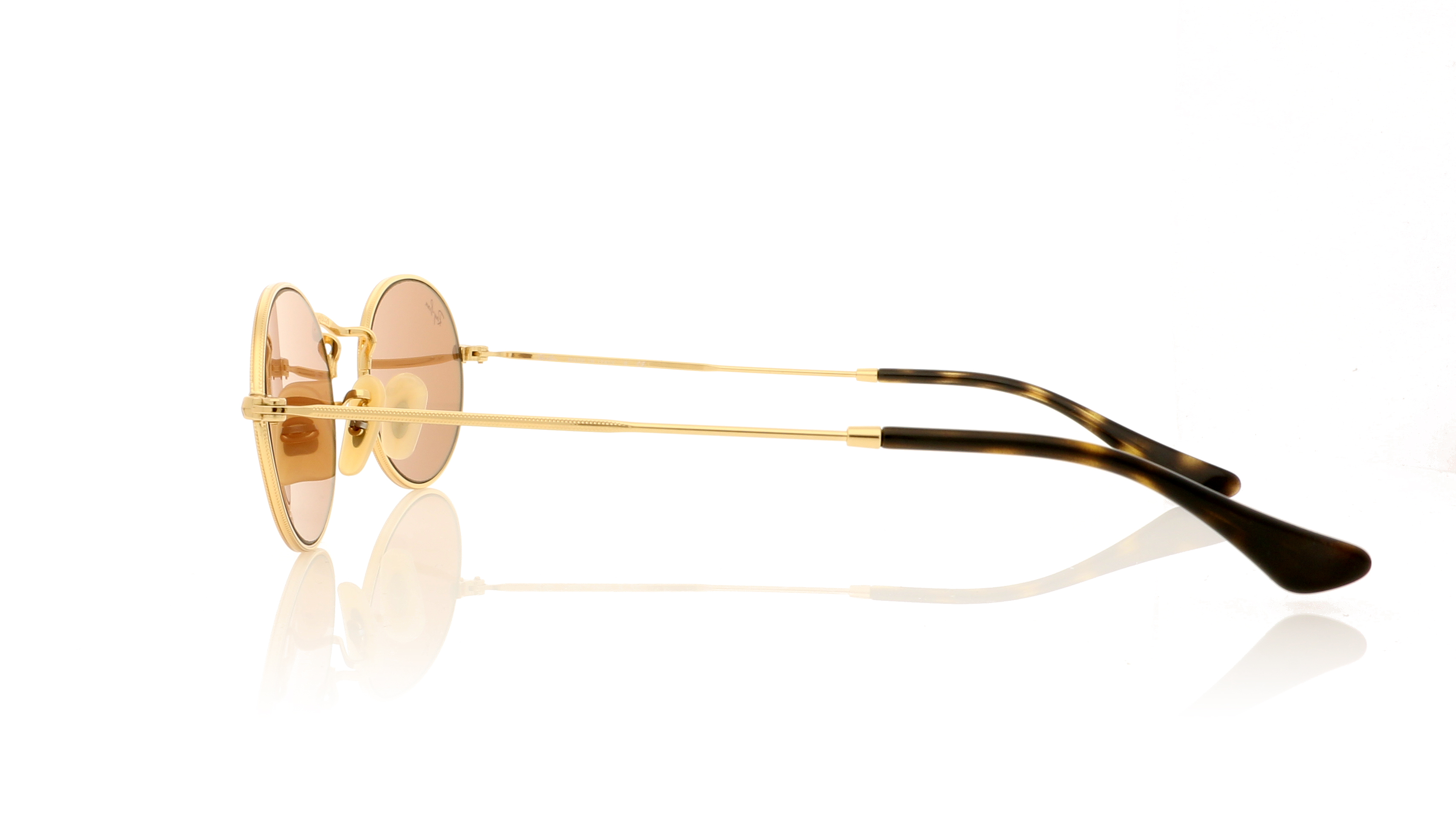 Ray-Ban Oval 0RB3547N Gold 001/Z2 Sunglasses