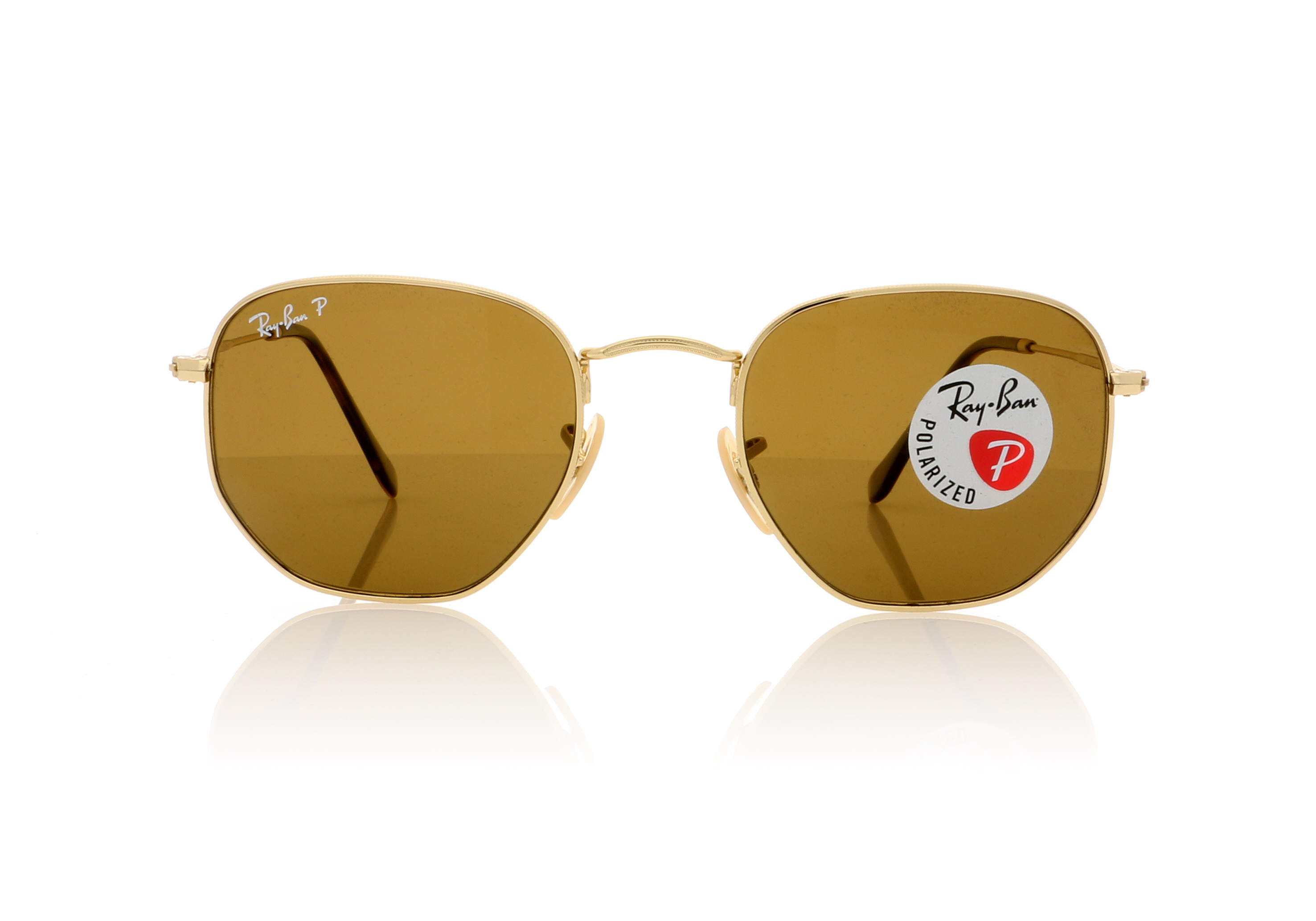 Ray-Ban HEXAGONAL RB3548N Gold 001/57 Sunglasses