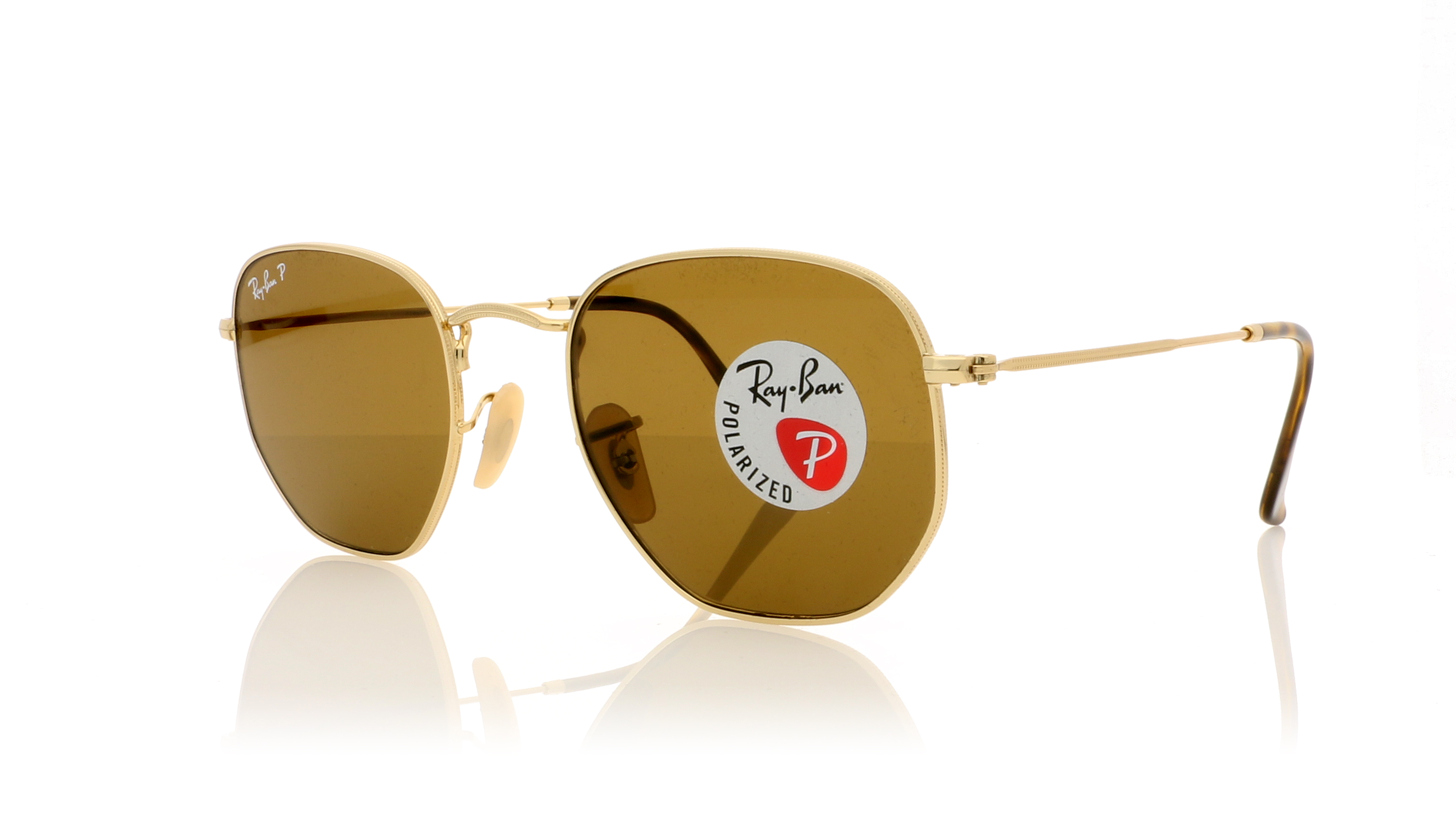 Ray-Ban HEXAGONAL RB3548N Gold 001/57 Sunglasses