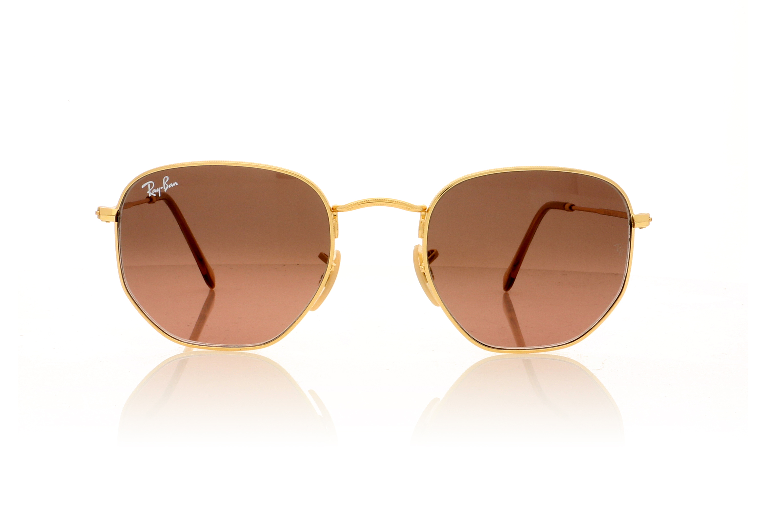 Ray-Ban HEXAGONAL RB3548N Gold 912443 Sunglasses