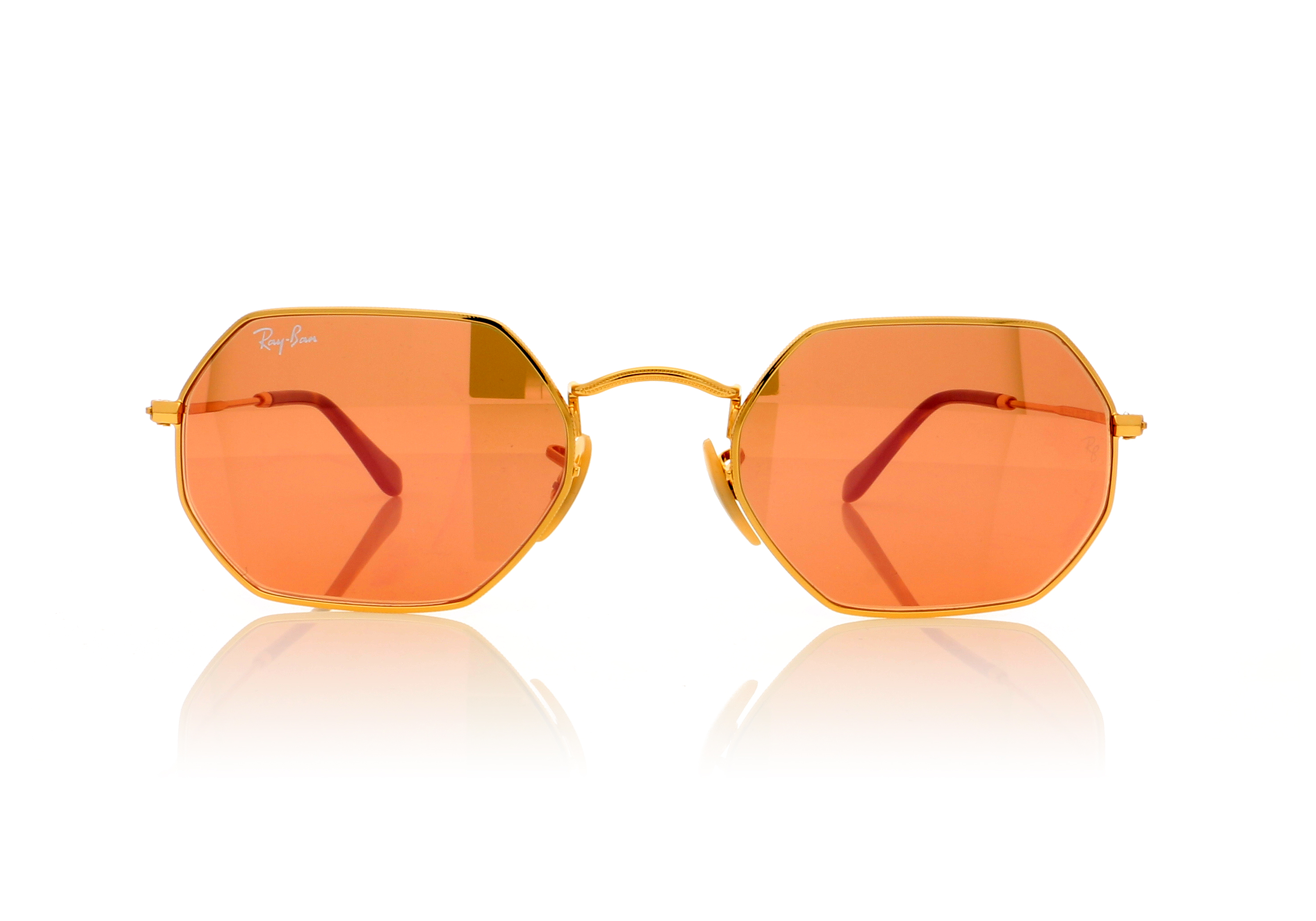 Ray-Ban Octagonal 0RB3556N Gold/copper flash lenses 001/Z2 Sunglasses
