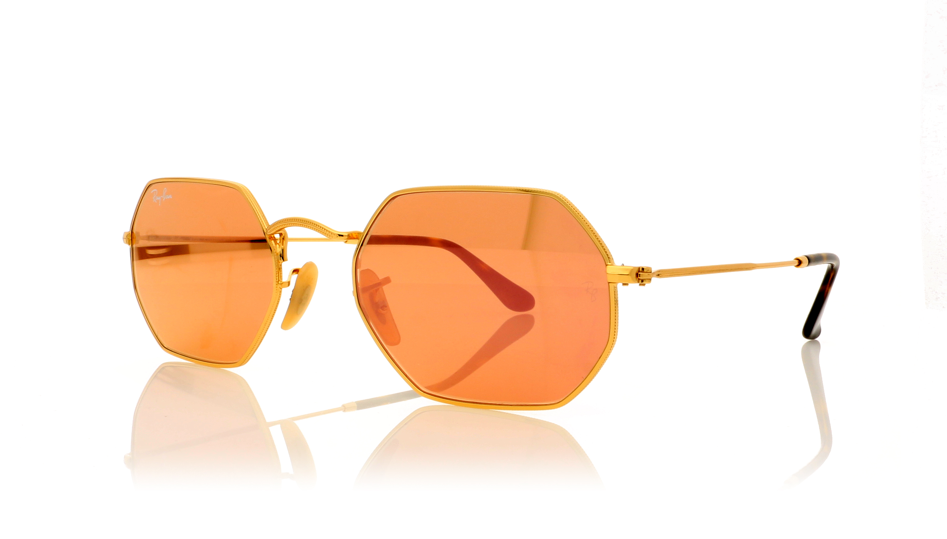 Ray-Ban Octagonal 0RB3556N Gold/copper flash lenses 001/Z2 Sunglasses