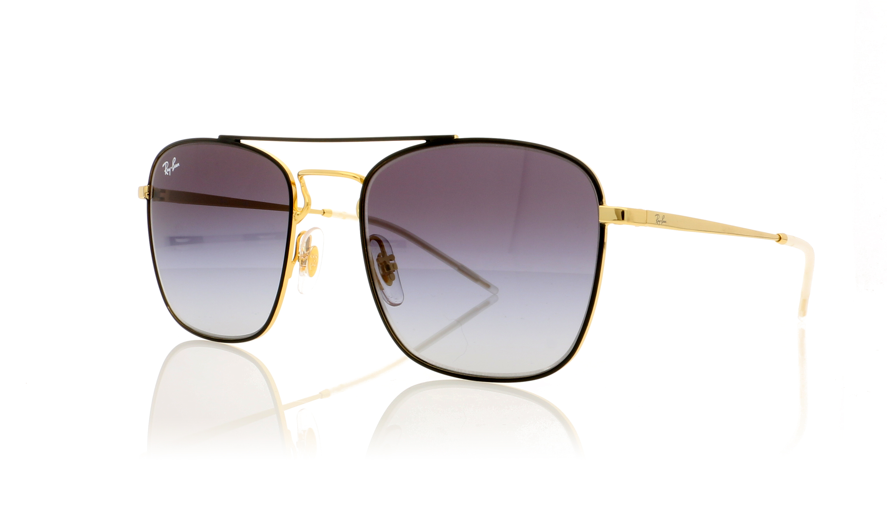 Ray-Ban RB3588 Black On Gold 90548G Sunglasses