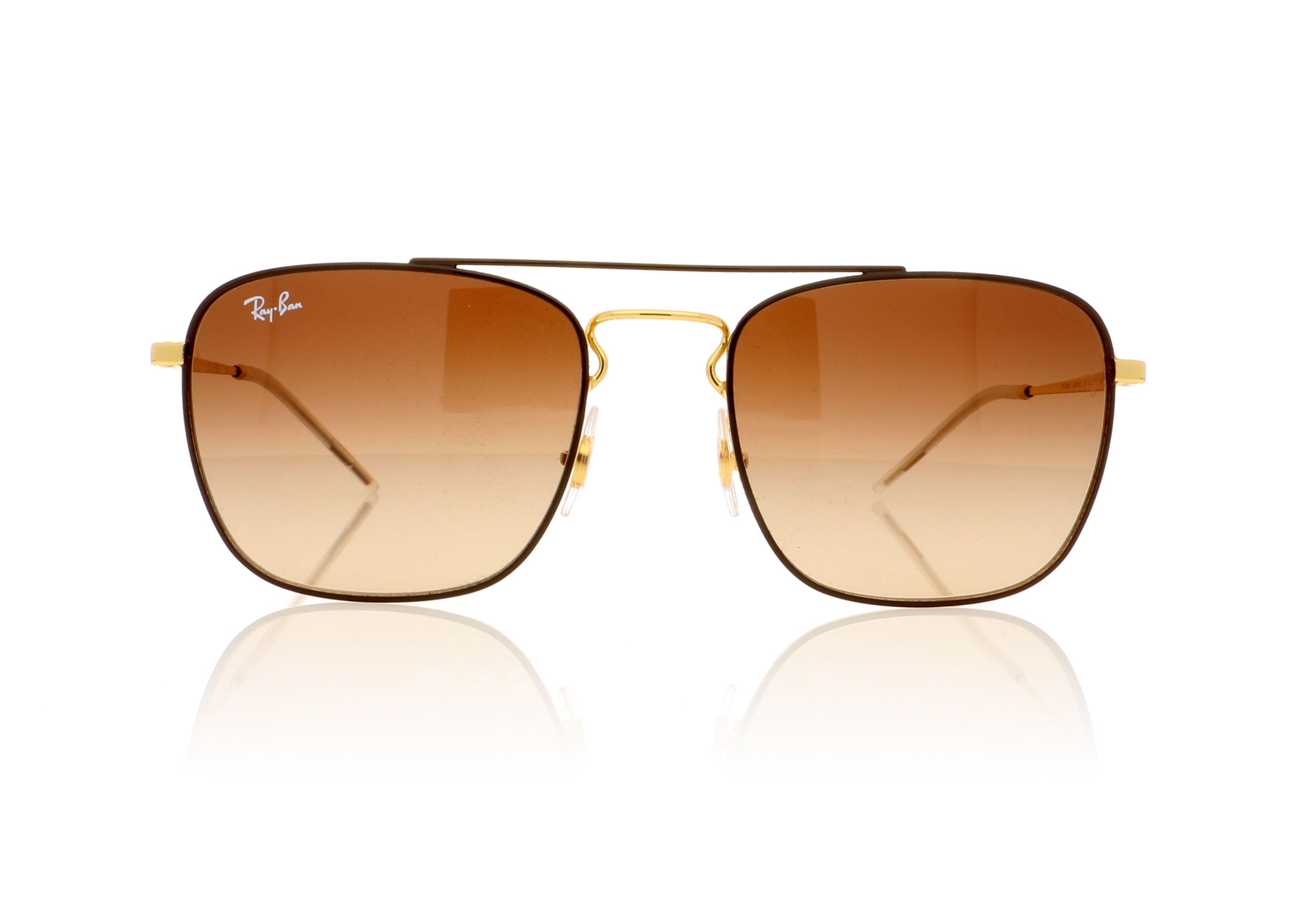 Ray-Ban RB3588 Brown On Gold 905513 Sunglasses