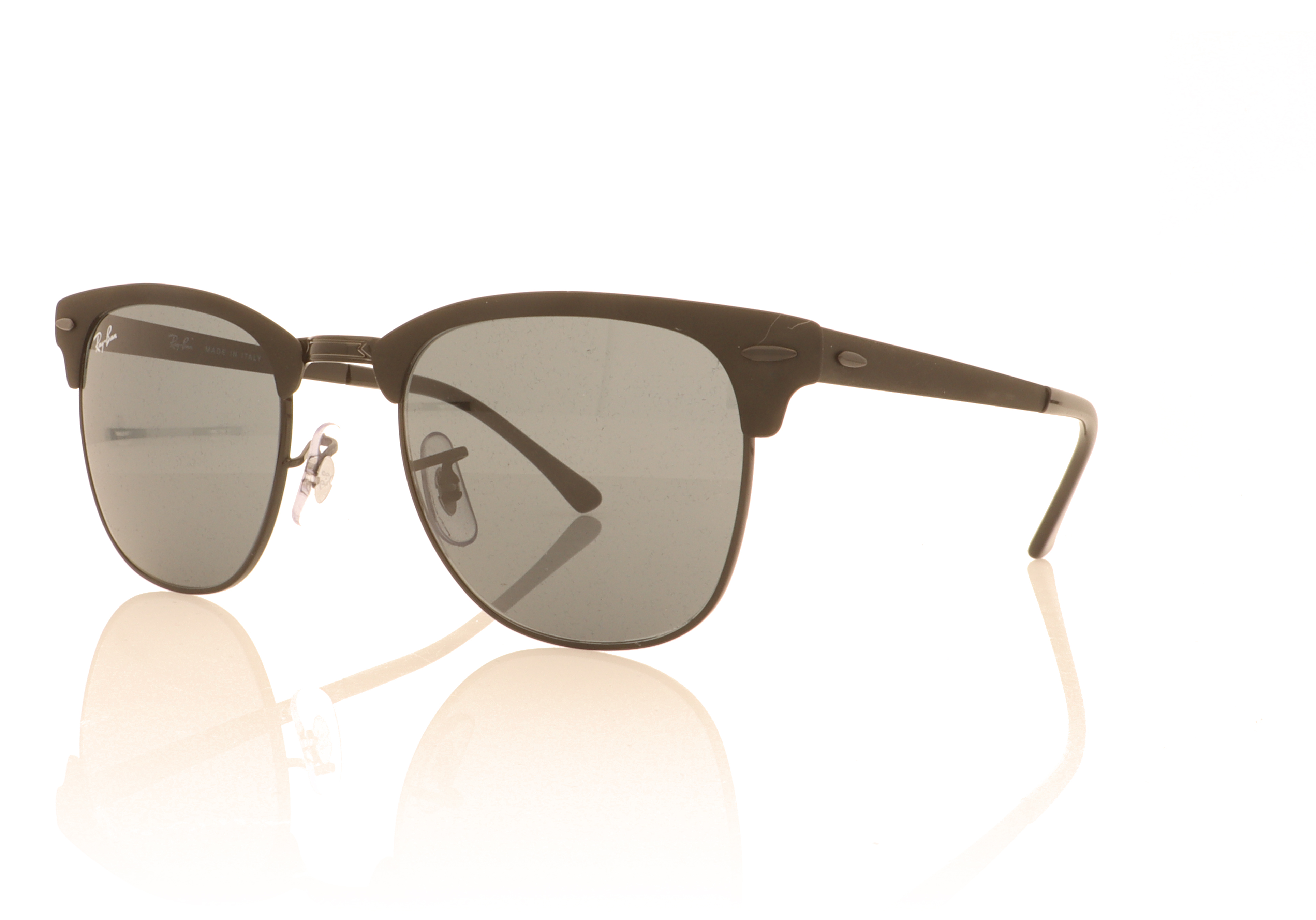 Ray-Ban CLUBMASTER METAL RB3716 Black 186/R5 Sunglasses