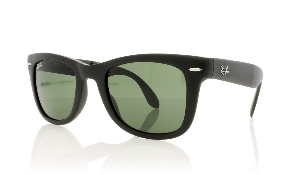 Ray-Ban FOLDING WAYFARER RB4105 Black 601S Sunglasses