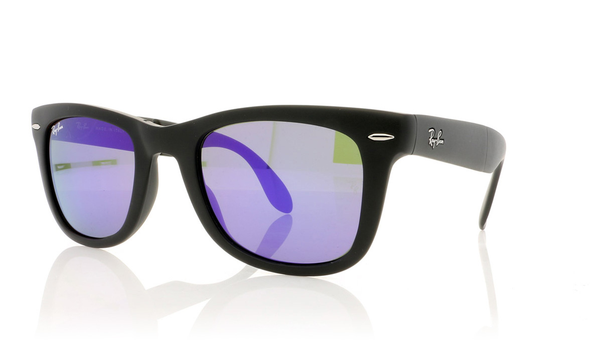 Ray-Ban FOLDING WAYFARER RB4105 Black 601S Sunglasses