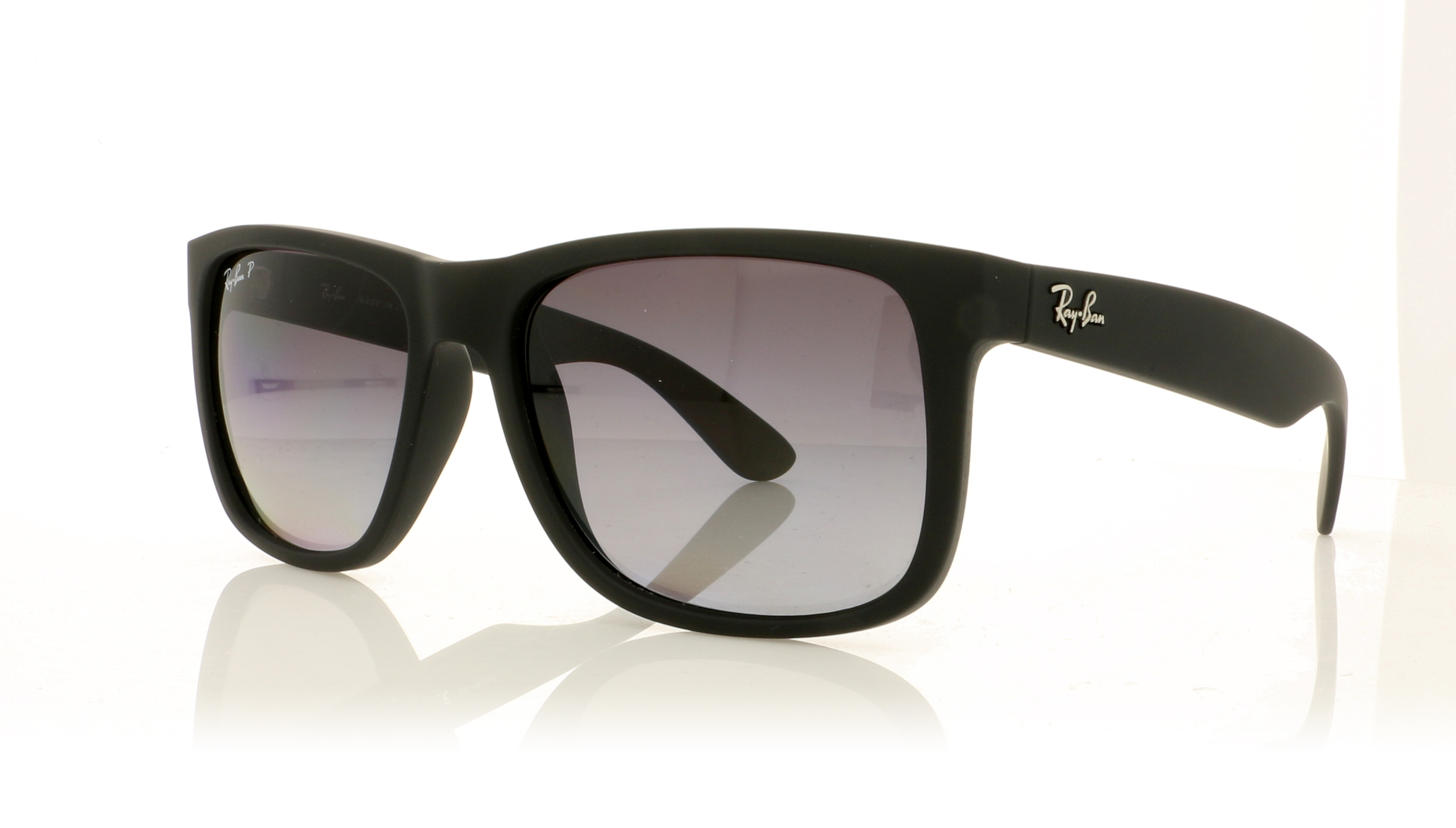 Ray-Ban JUSTIN RB4165 Black 622/T3 Sunglasses