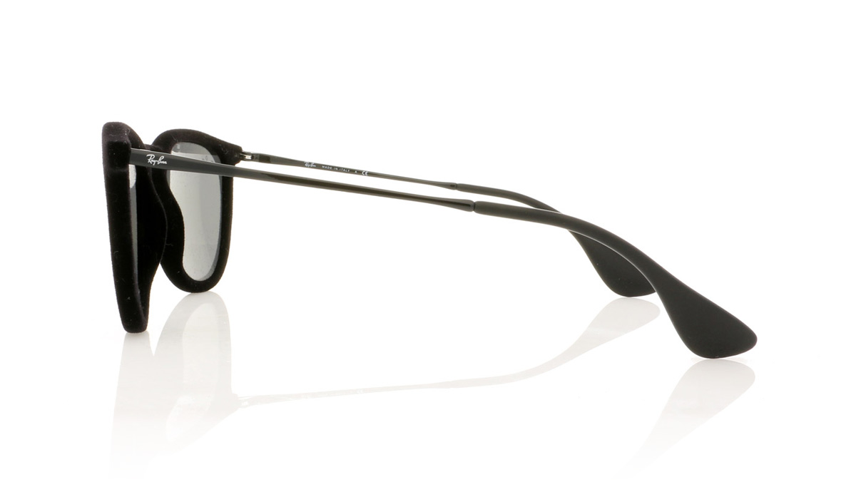 Ray-Ban Erika RB4171 Velvt Black/Gry Mir Slvr 60756G Sunglasses