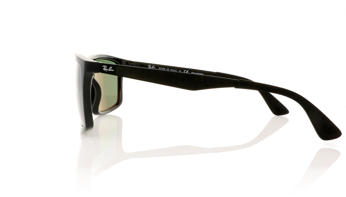 Ray-Ban RB 4228 0RB4228 Black/Polarised Green Lenses 6019A Sunglasses