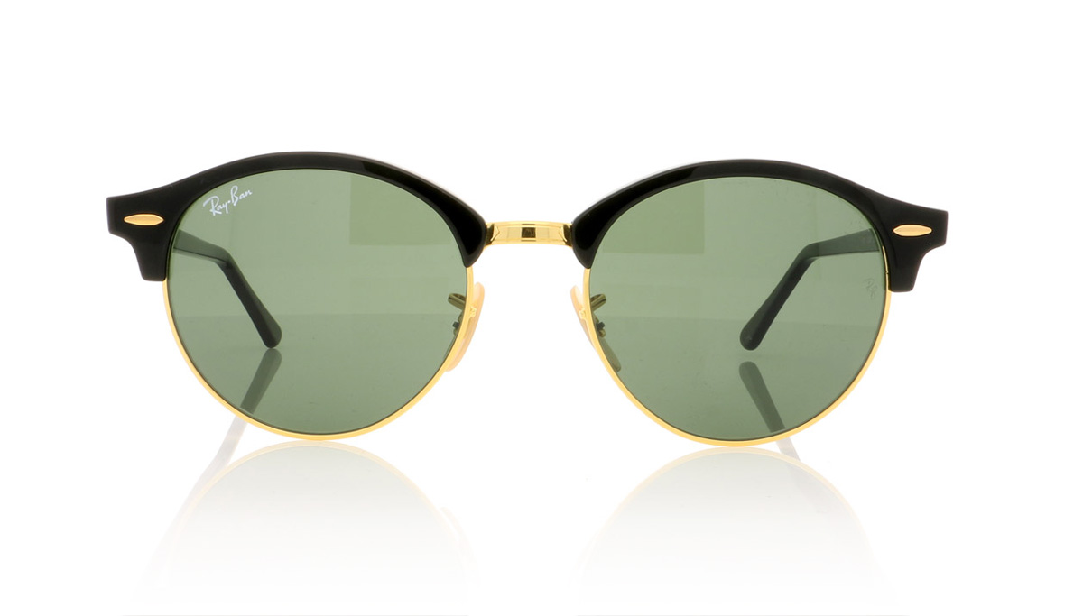 Ray-Ban CLUBROUND RB4246 Black 901 Sunglasses
